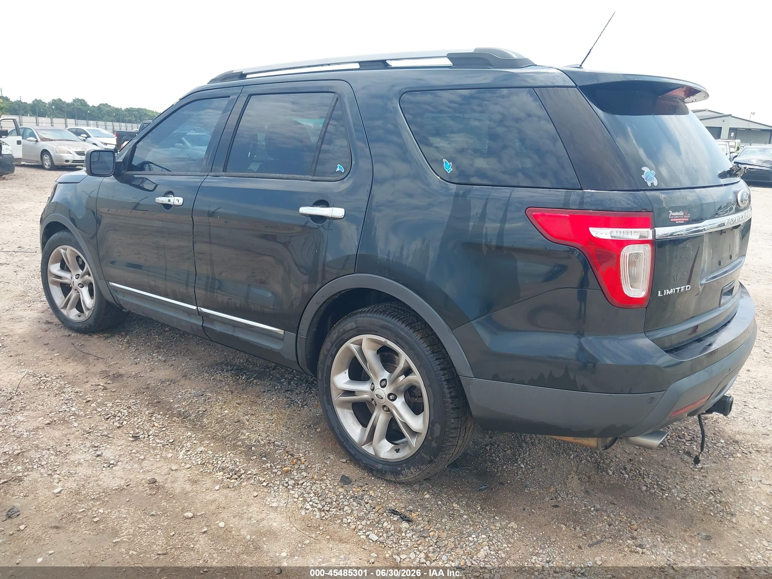 2014 Ford Explorer Limited Gray vin: 1FM5K7F85EGA08983