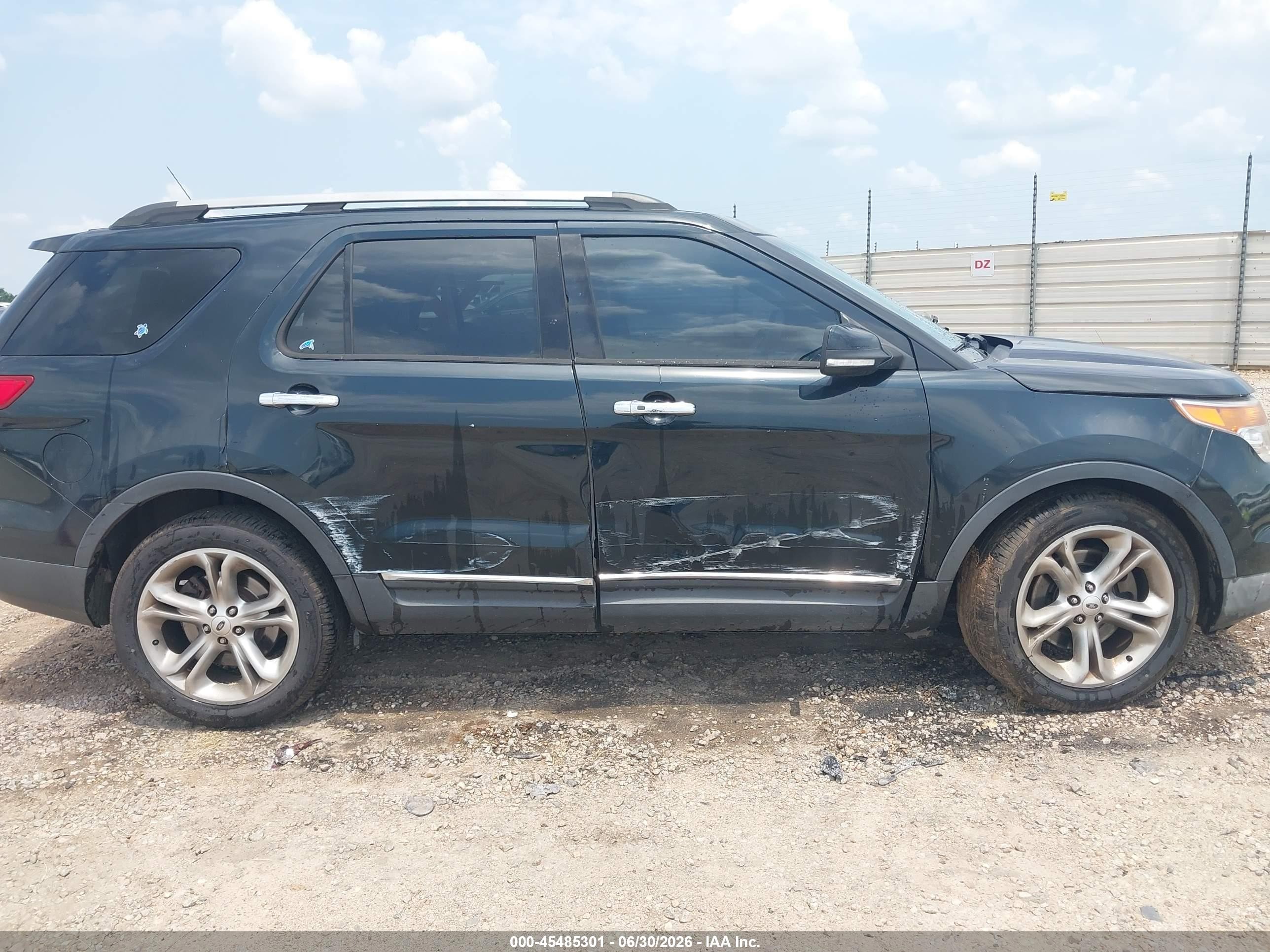 2014 Ford Explorer Limited Gray vin: 1FM5K7F85EGA08983