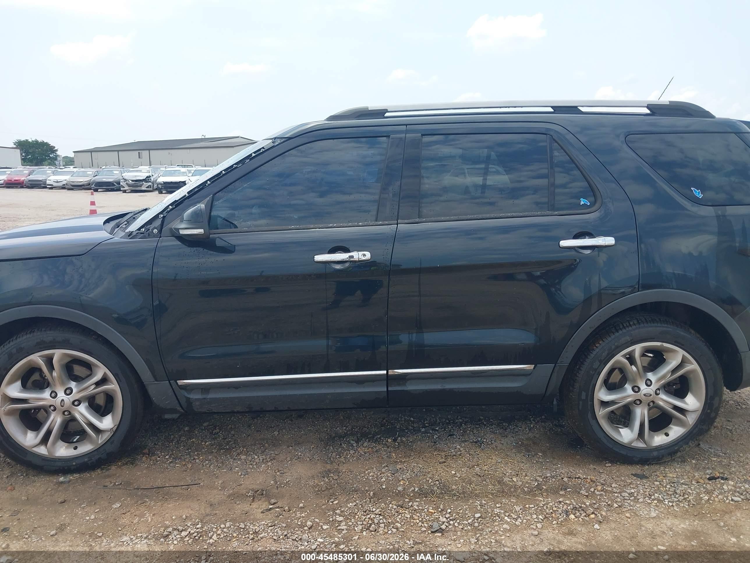 2014 Ford Explorer Limited Gray vin: 1FM5K7F85EGA08983
