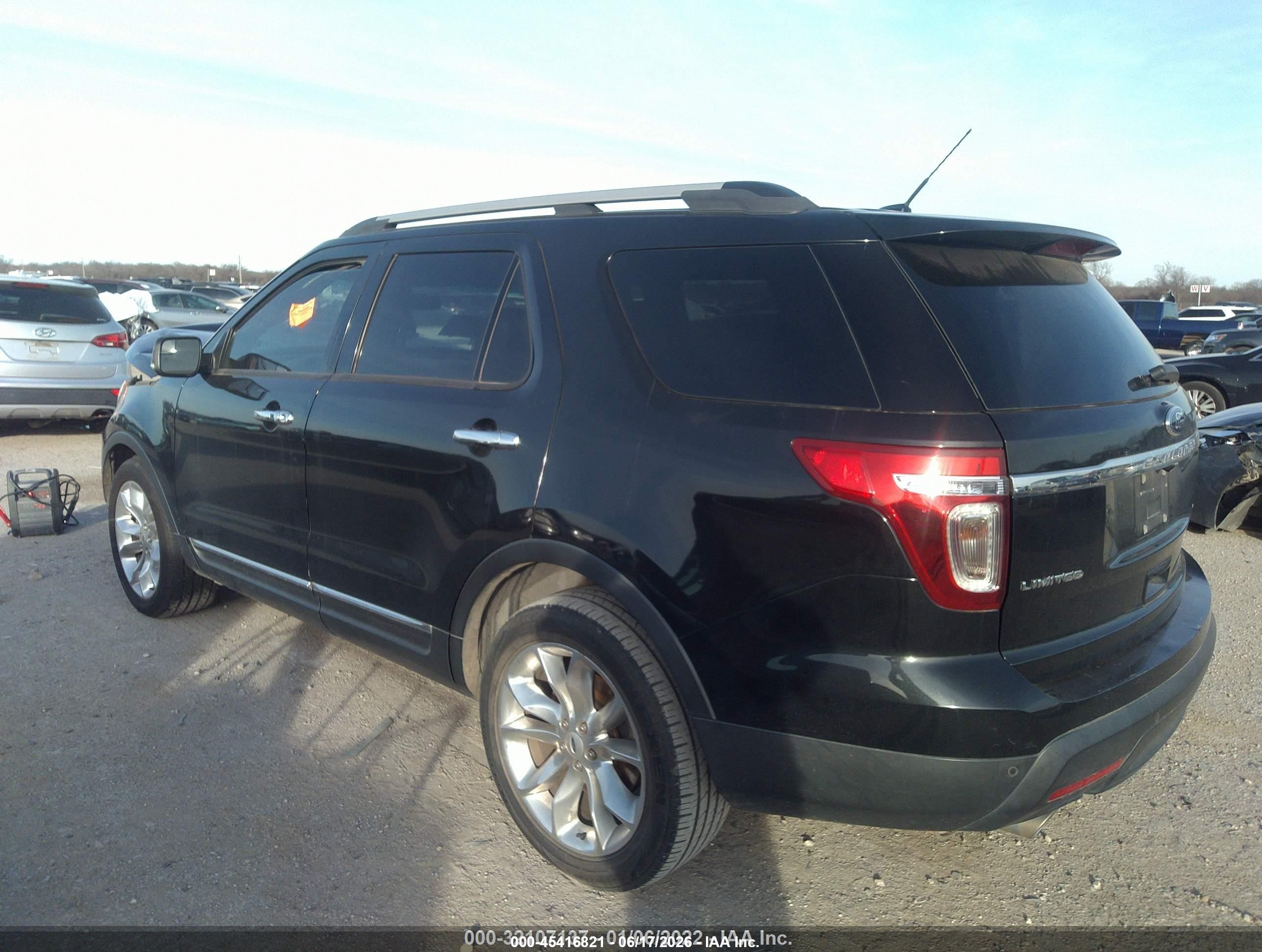 2014 Ford Explorer Limited Черный vin: 1FM5K7F85EGA32166