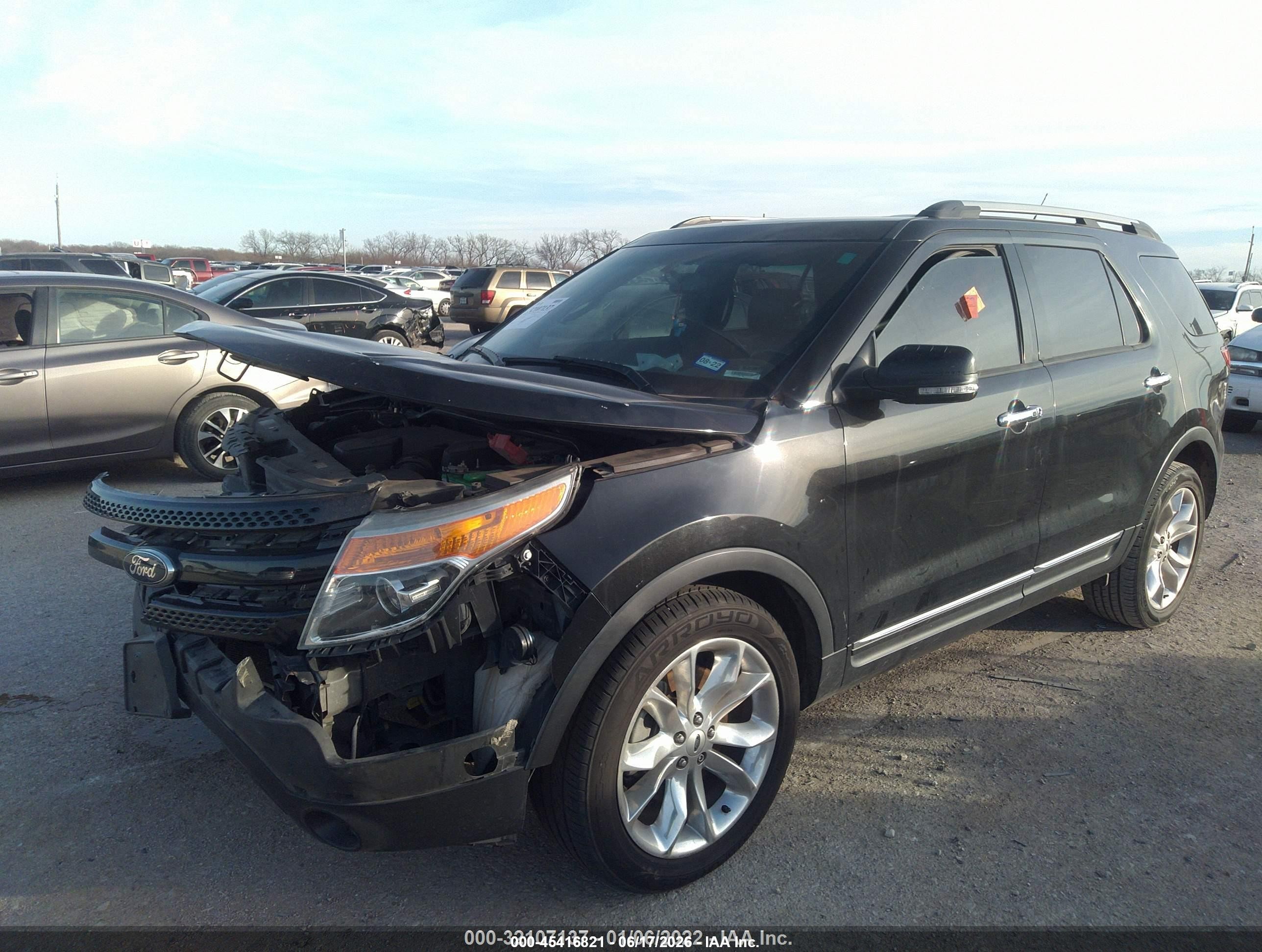 2014 Ford Explorer Limited Черный vin: 1FM5K7F85EGA32166