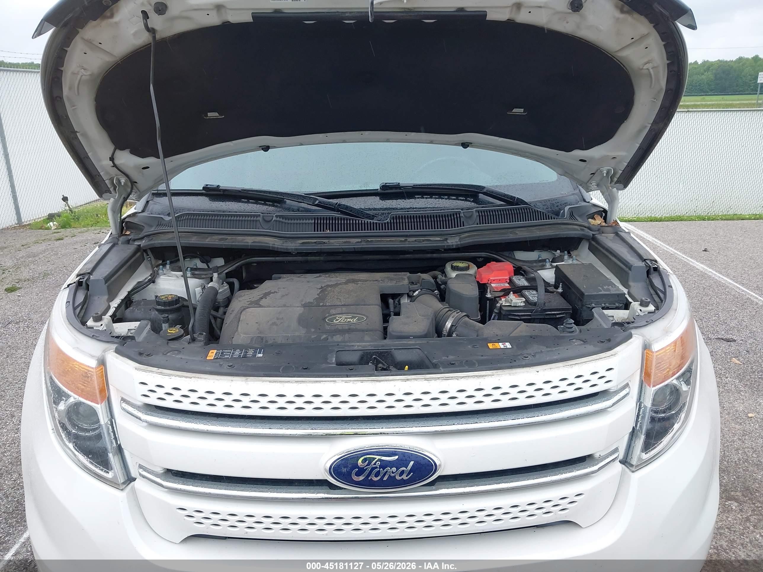 2014 Ford Explorer Limited White vin: 1FM5K7F85EGA52790