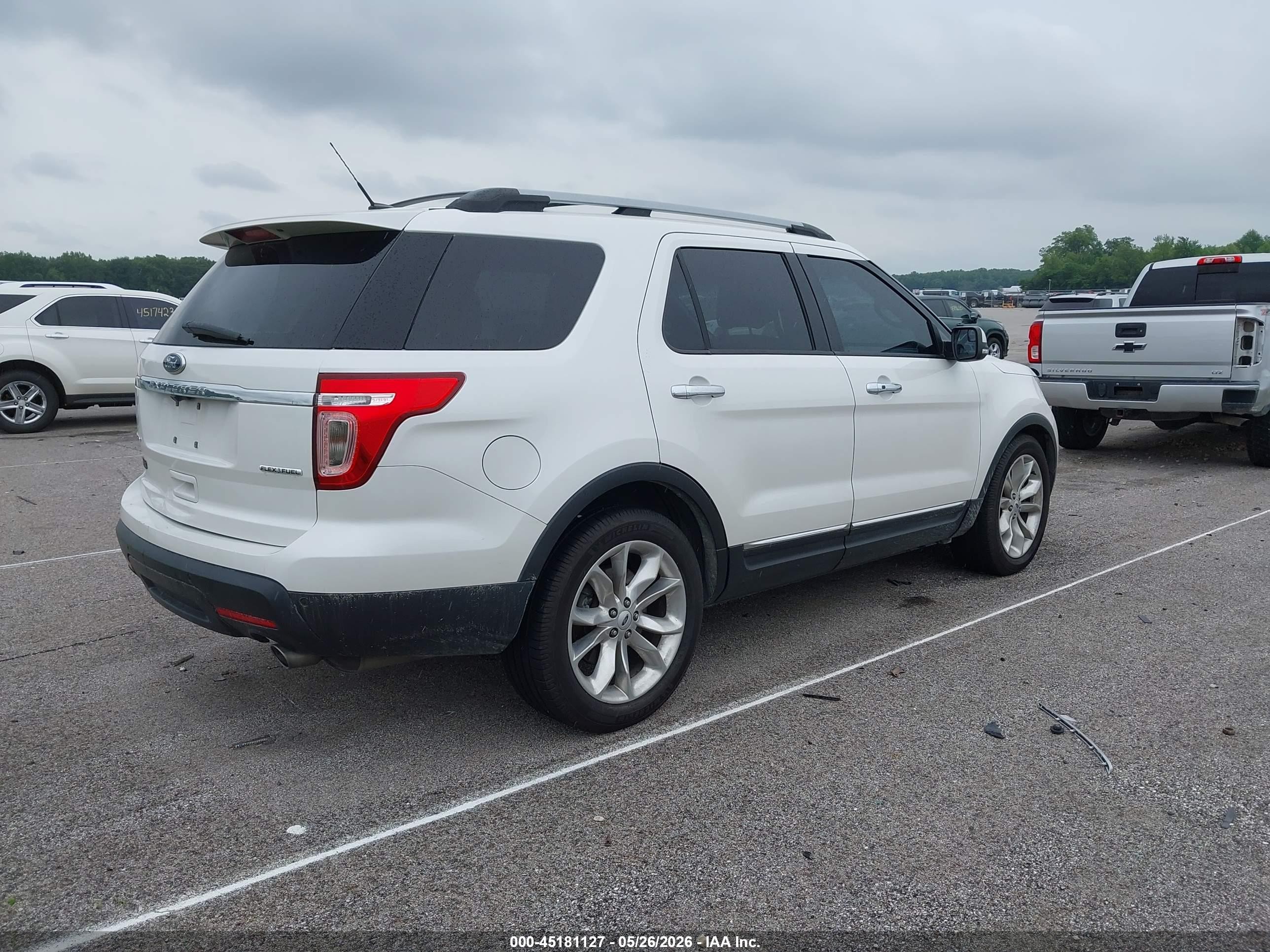 2014 Ford Explorer Limited White vin: 1FM5K7F85EGA52790