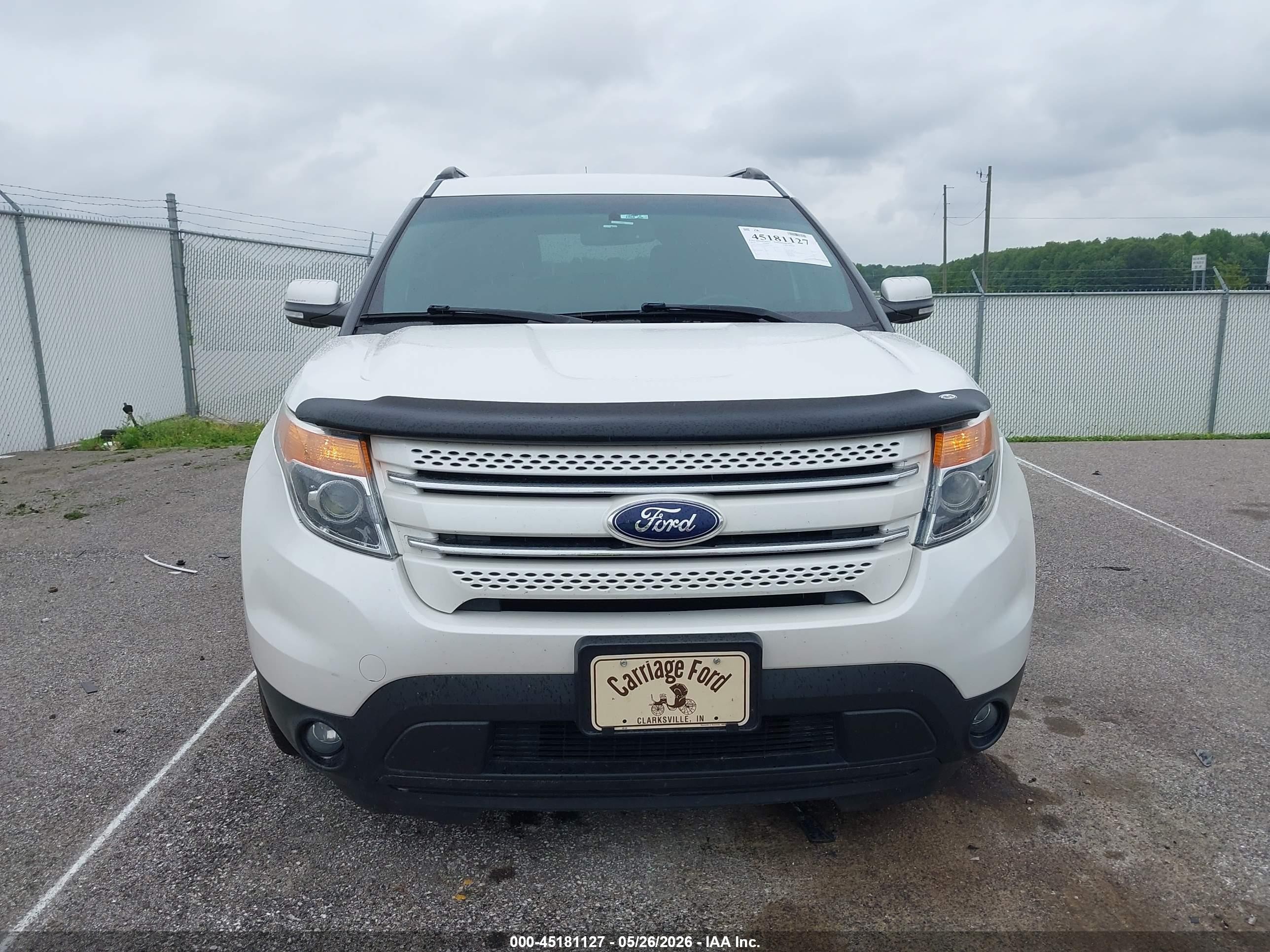 2014 Ford Explorer Limited White vin: 1FM5K7F85EGA52790
