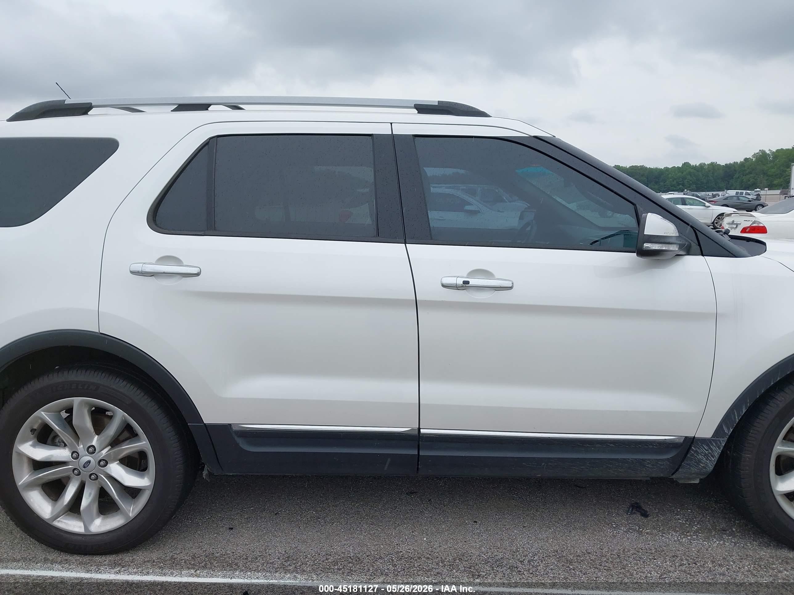 2014 Ford Explorer Limited White vin: 1FM5K7F85EGA52790