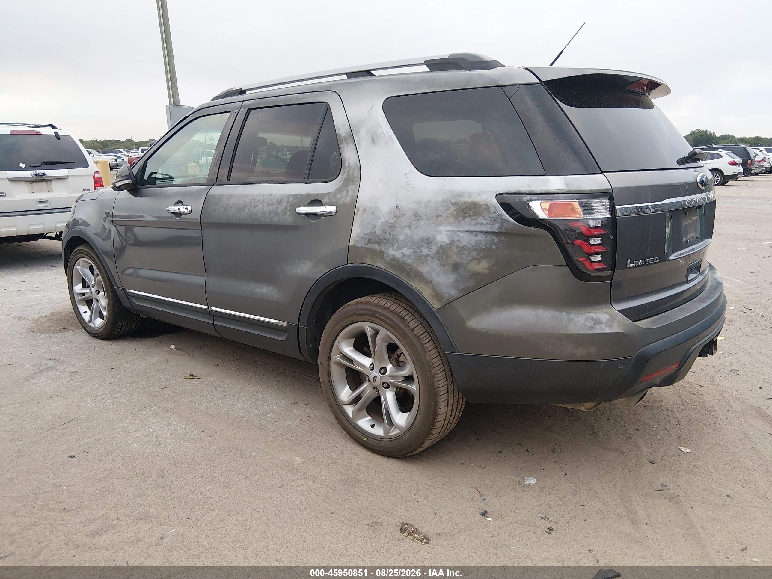 2014 Ford Explorer Limited Gray vin: 1FM5K7F85EGA55124