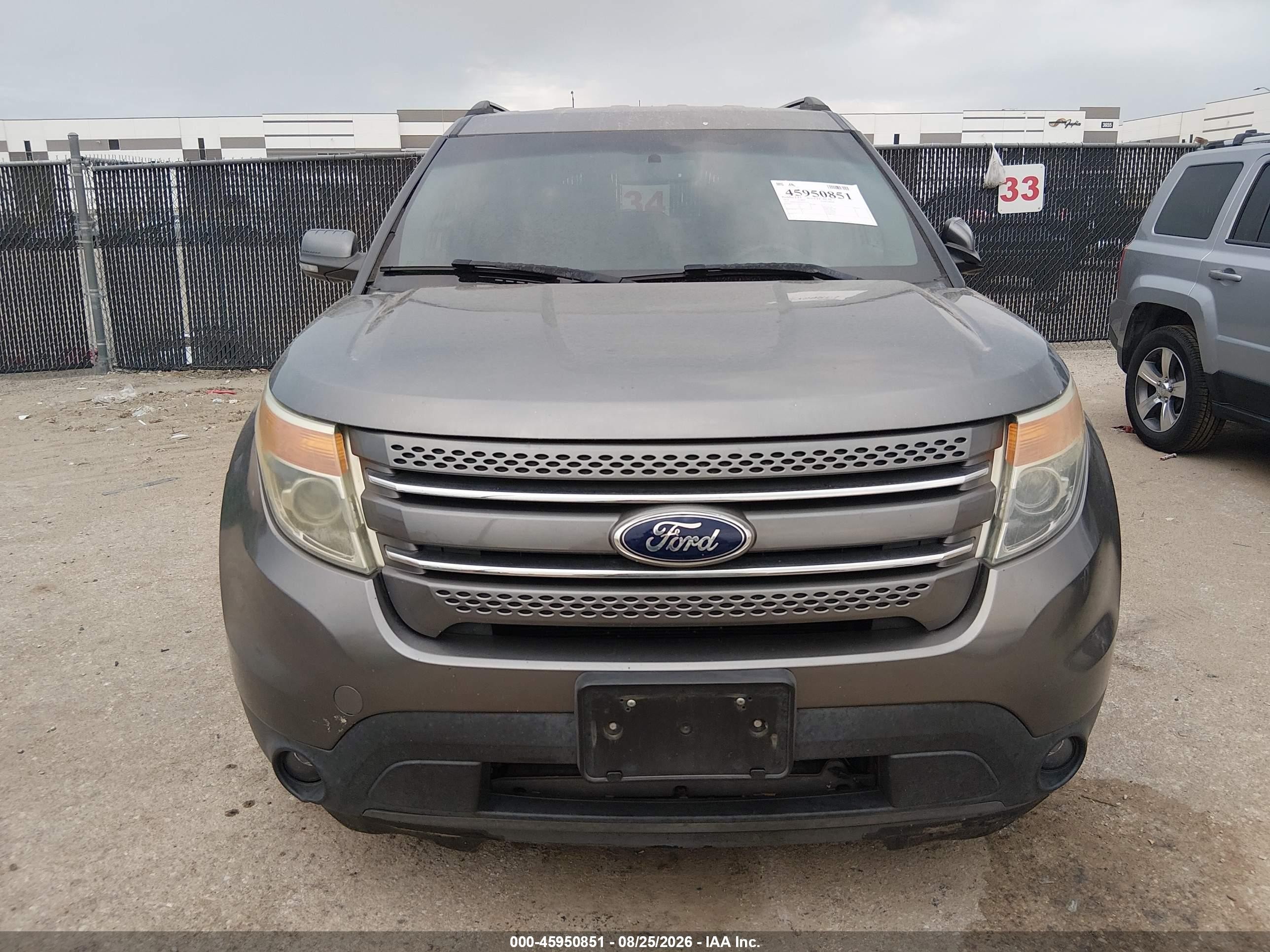 2014 Ford Explorer Limited Gray vin: 1FM5K7F85EGA55124