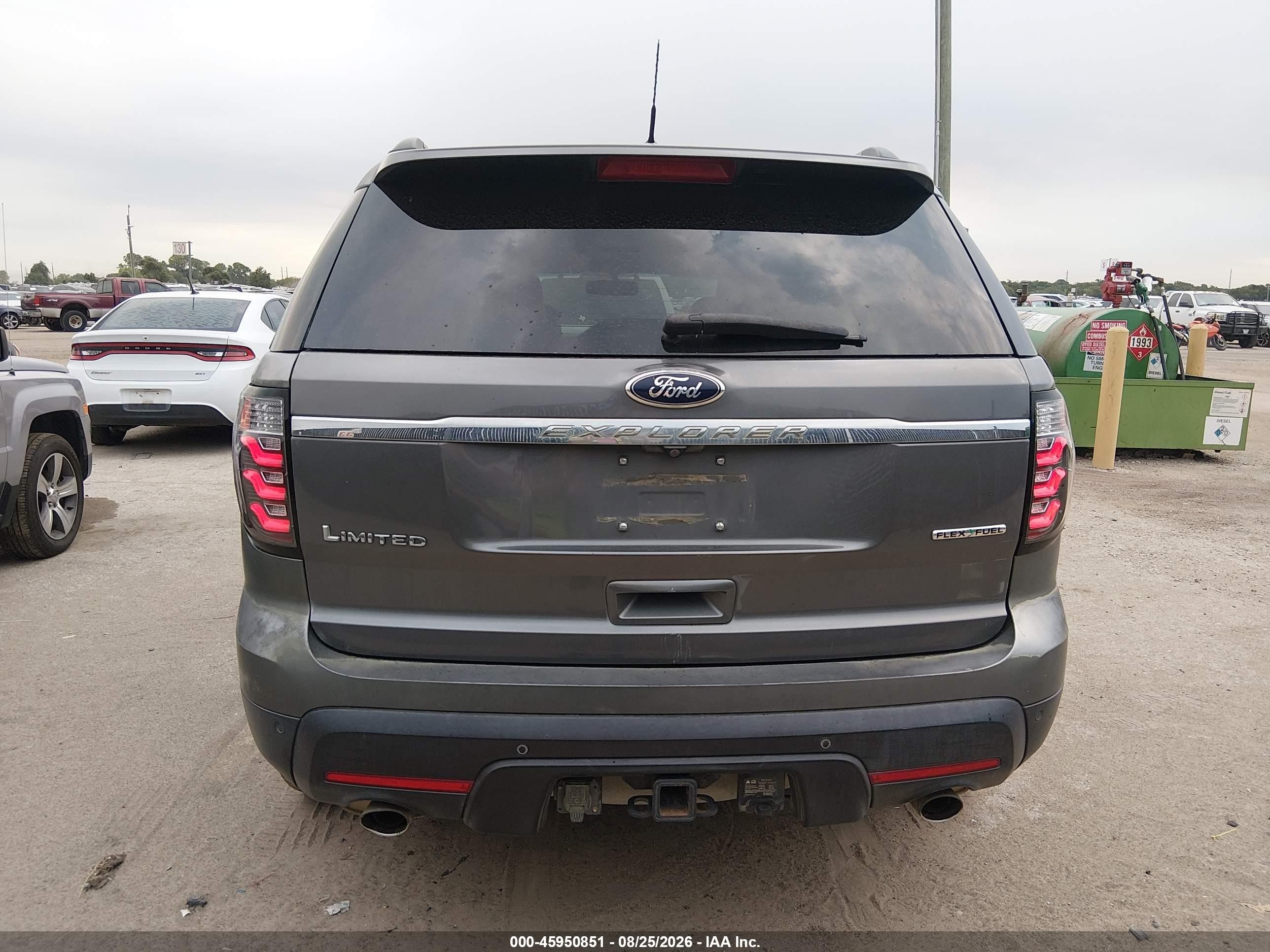 2014 Ford Explorer Limited Gray vin: 1FM5K7F85EGA55124