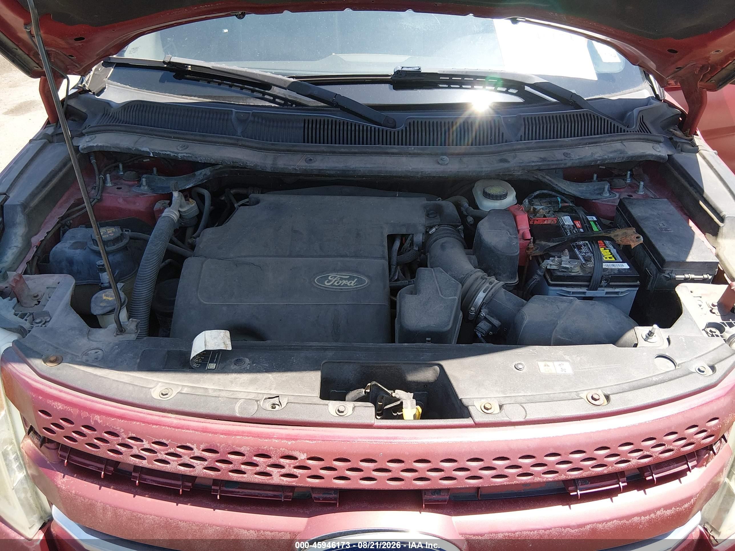 2014 Ford Explorer Limited Red vin: 1FM5K7F85EGA55768