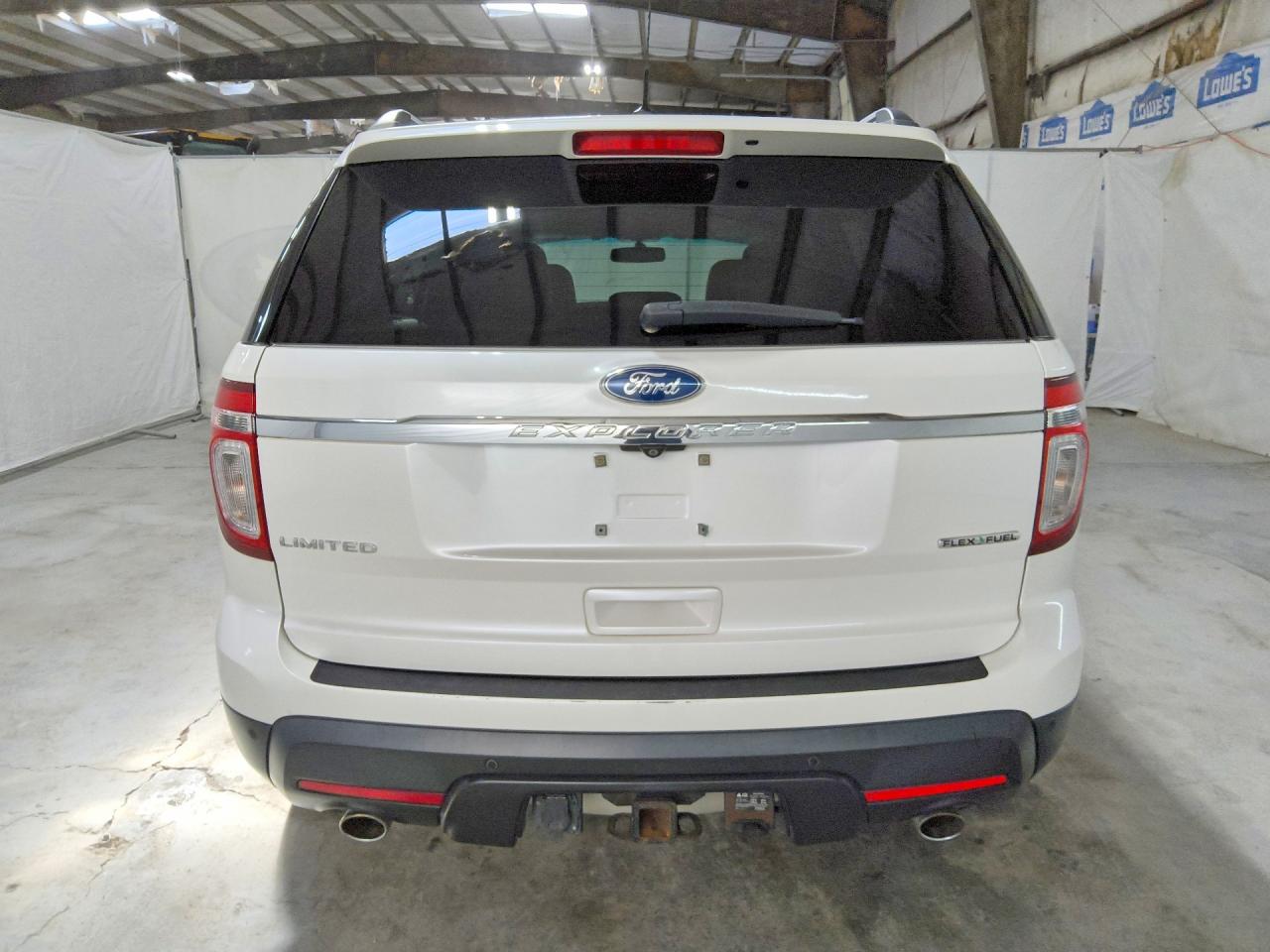 2014 Ford Explorer Limited White vin: 1FM5K7F85EGB48886