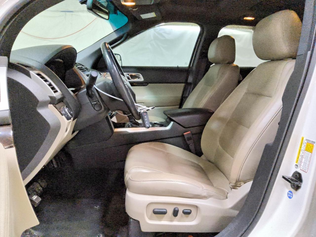 2014 Ford Explorer Limited White vin: 1FM5K7F85EGB48886
