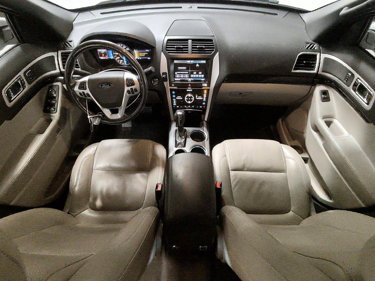 2014 Ford Explorer Limited White vin: 1FM5K7F85EGB48886