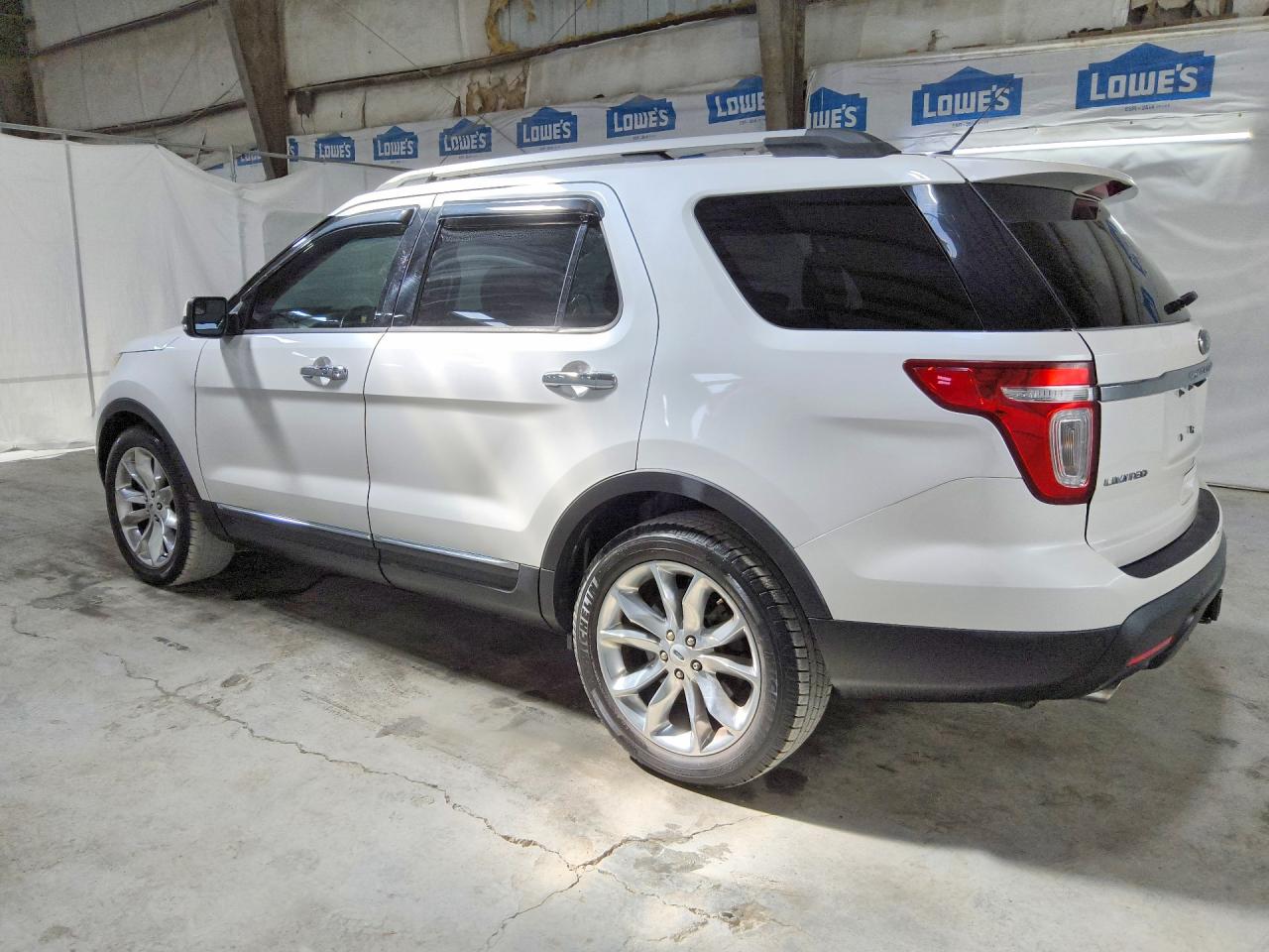 2014 Ford Explorer Limited White vin: 1FM5K7F85EGB48886