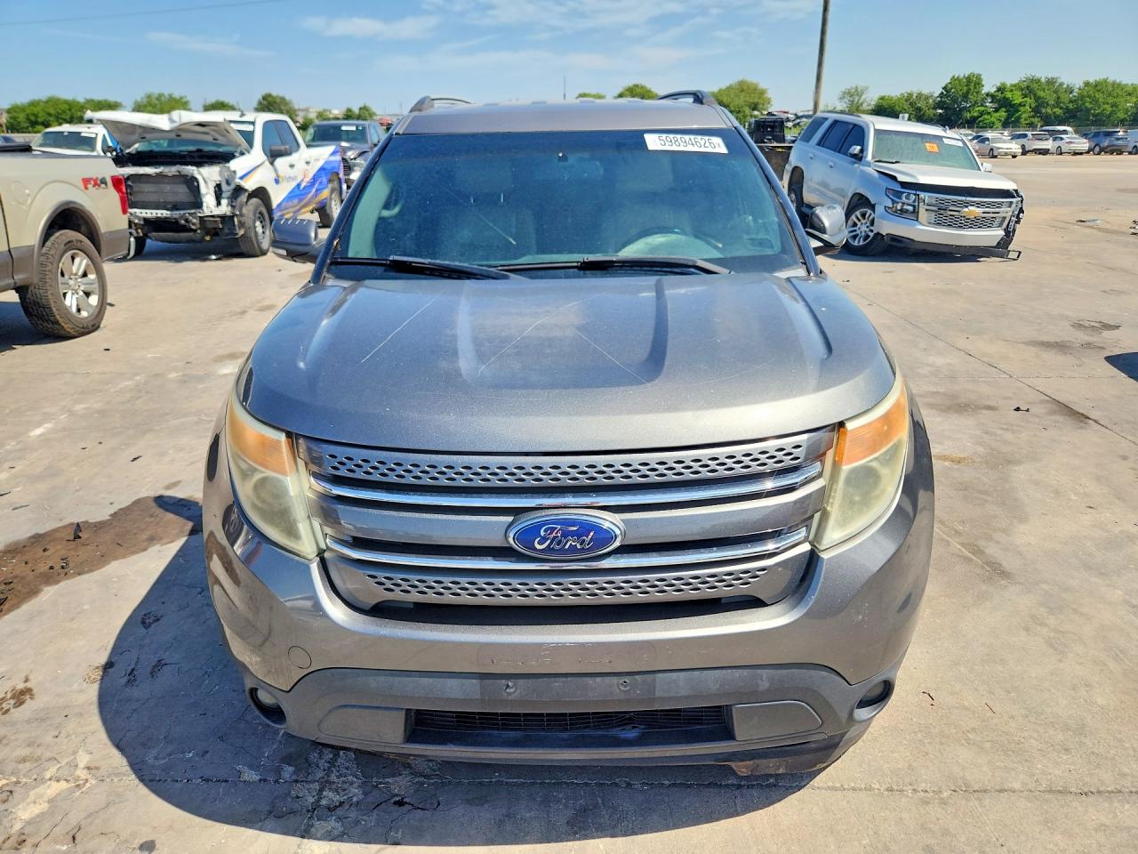 2014 Ford Explorer Limited Gray vin: 1FM5K7F85EGB91513