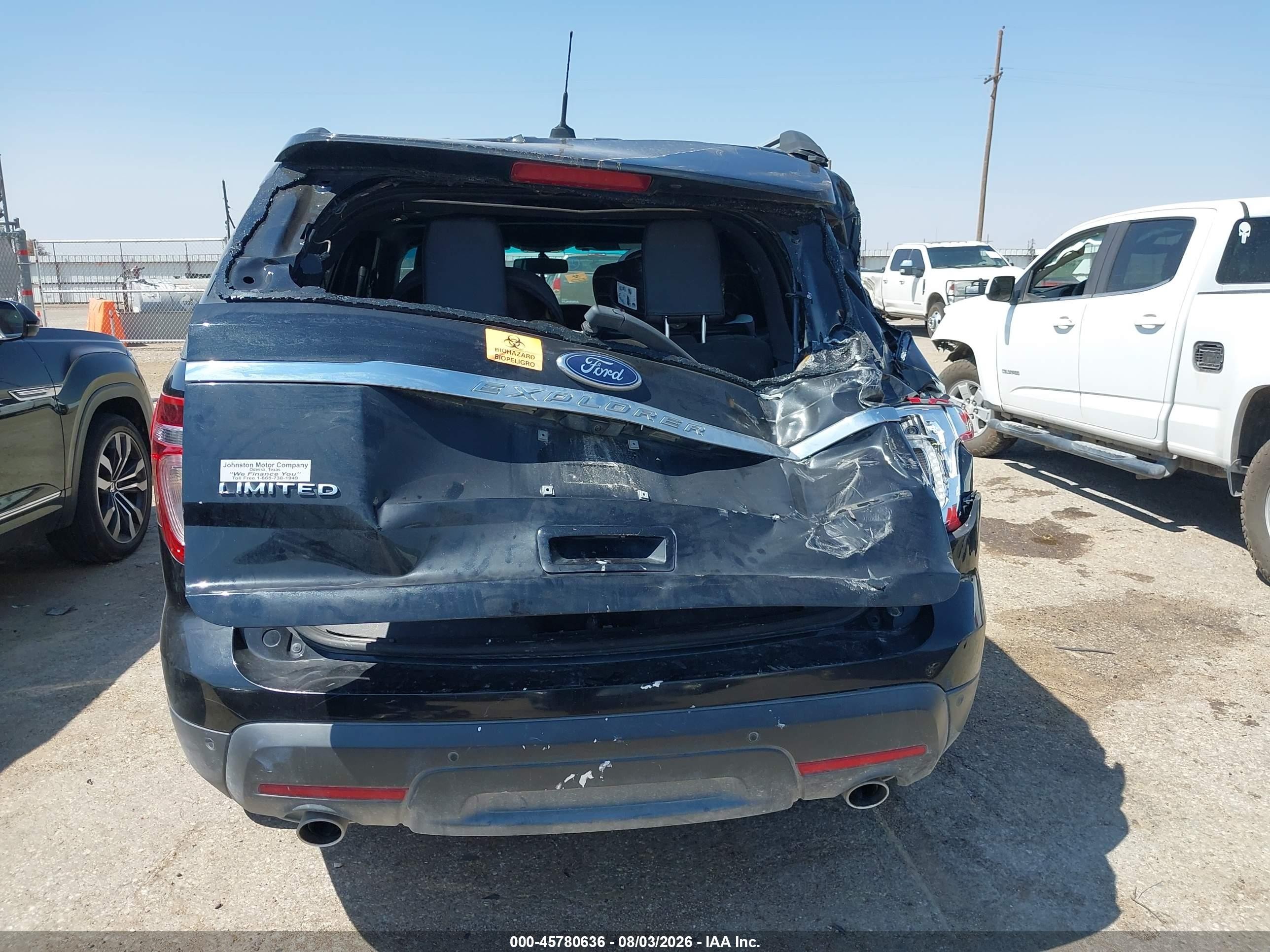 2014 Ford Explorer Limited Black vin: 1FM5K7F85EGC11842