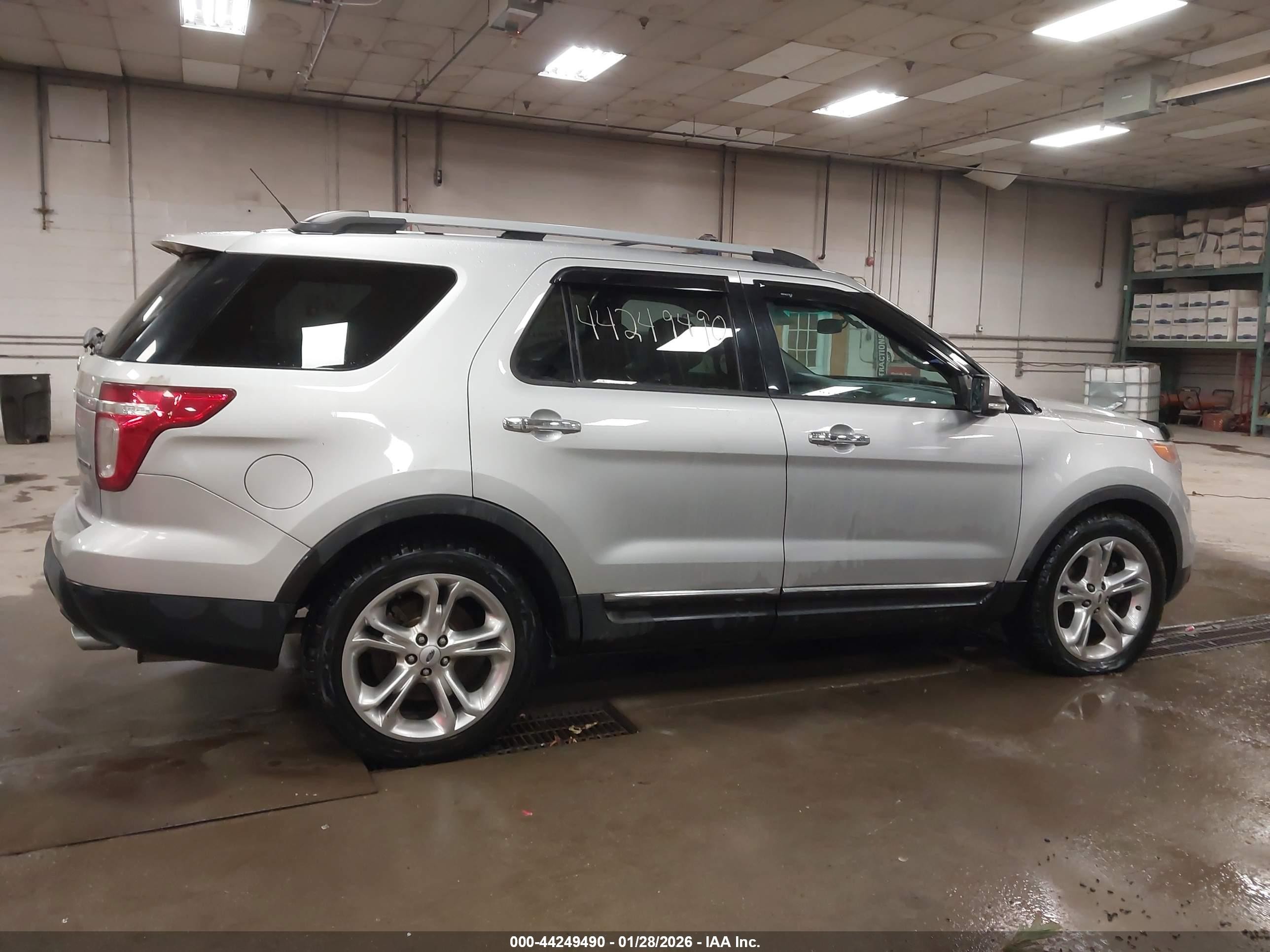 2014 Ford Explorer Limited Silver vin: 1FM5K7F85EGC59860