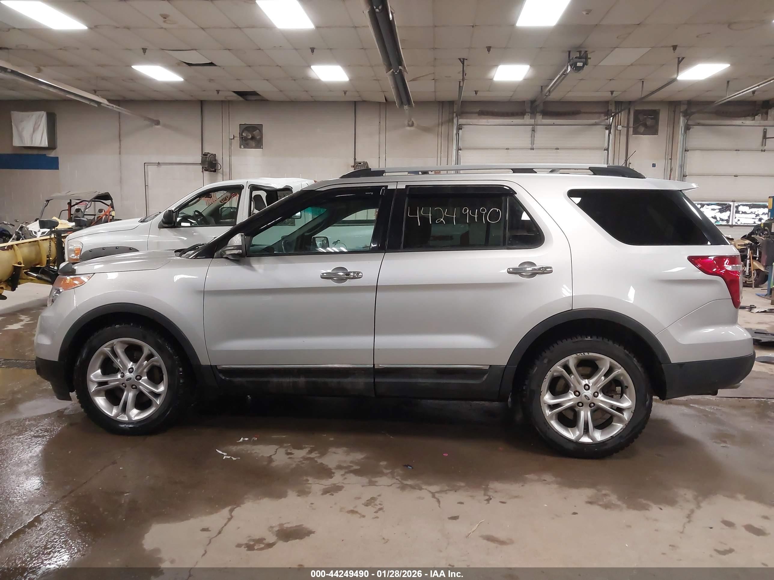 2014 Ford Explorer Limited Silver vin: 1FM5K7F85EGC59860