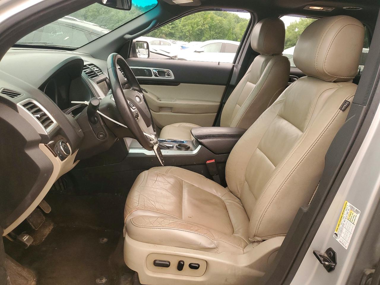 2014 Ford Explorer Limited Silver vin: 1FM5K7F85EGC59860
