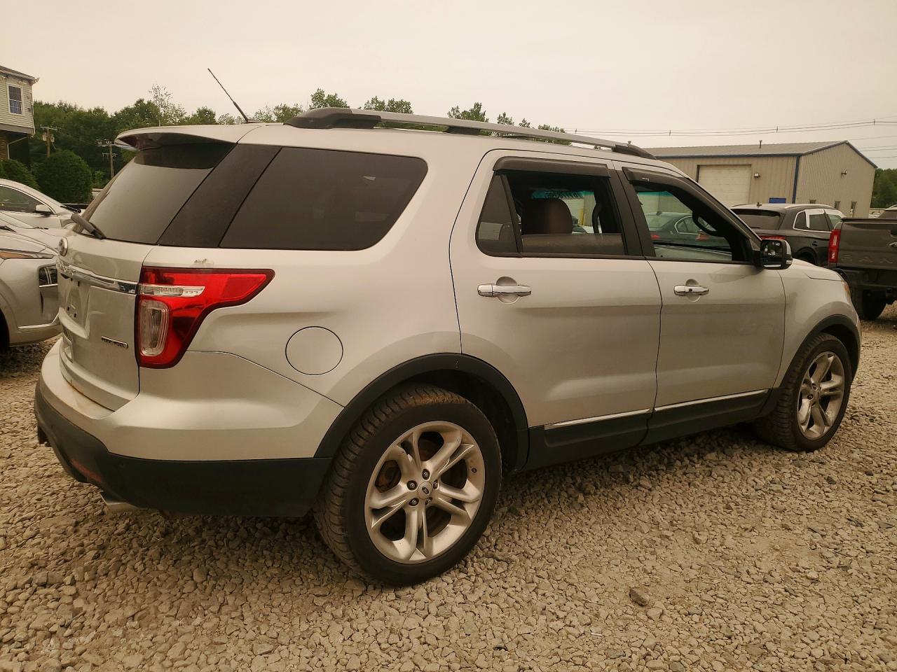 2014 Ford Explorer Limited Silver vin: 1FM5K7F85EGC59860