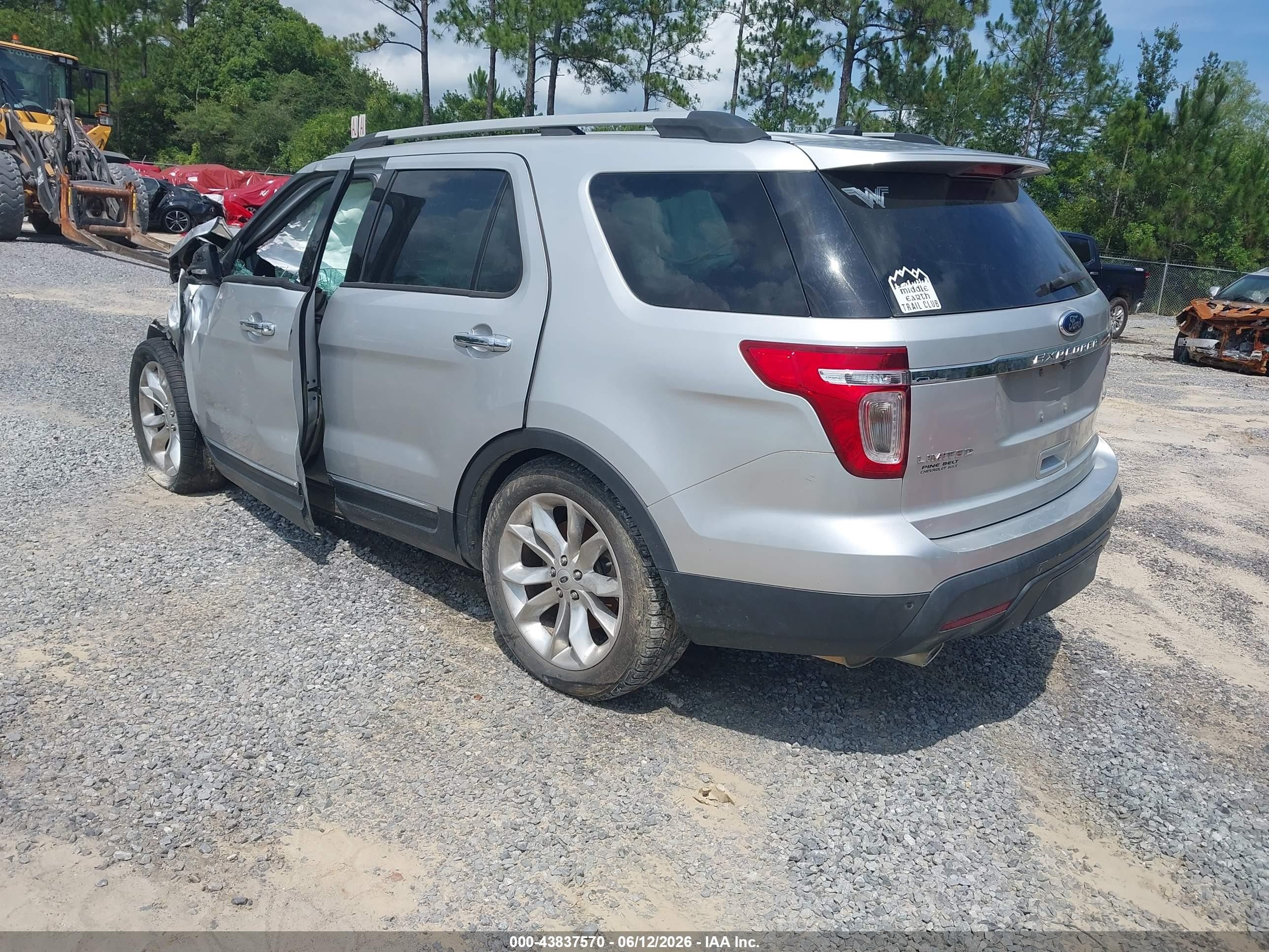 2015 Ford Explorer Limited Silver vin: 1FM5K7F85FGA31732