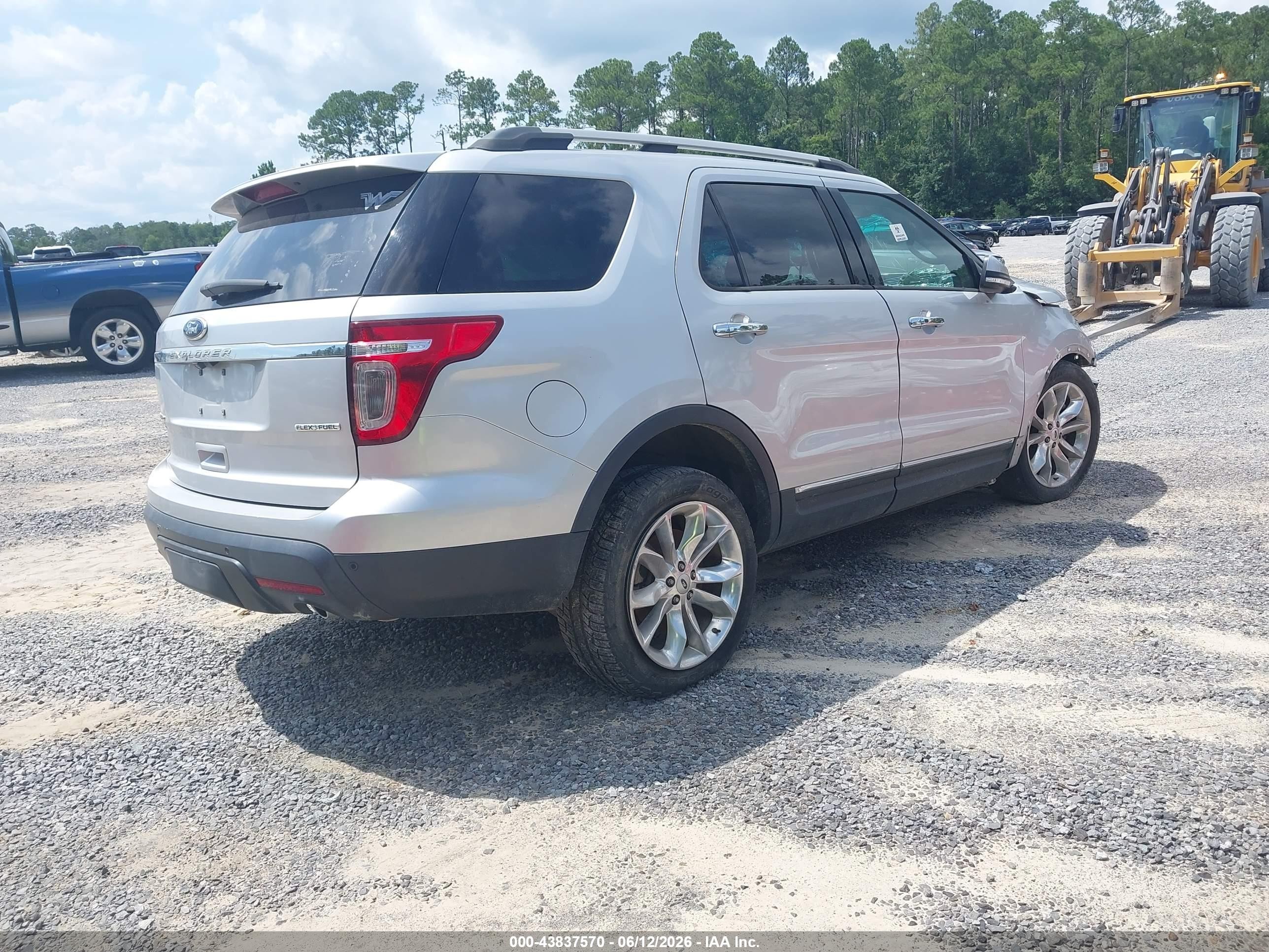 2015 Ford Explorer Limited Silver vin: 1FM5K7F85FGA31732