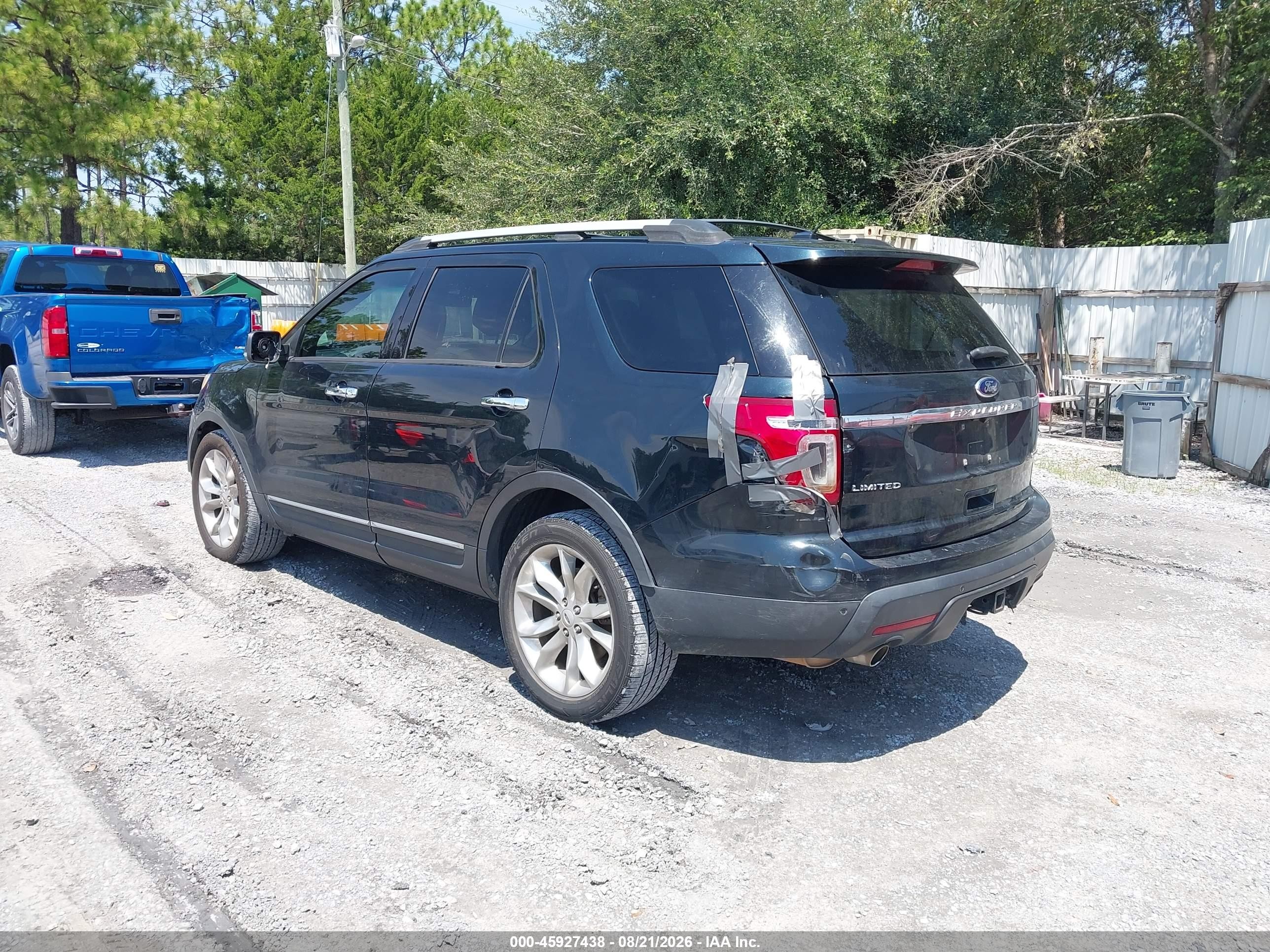 2015 Ford Explorer Limited Black vin: 1FM5K7F85FGA61863