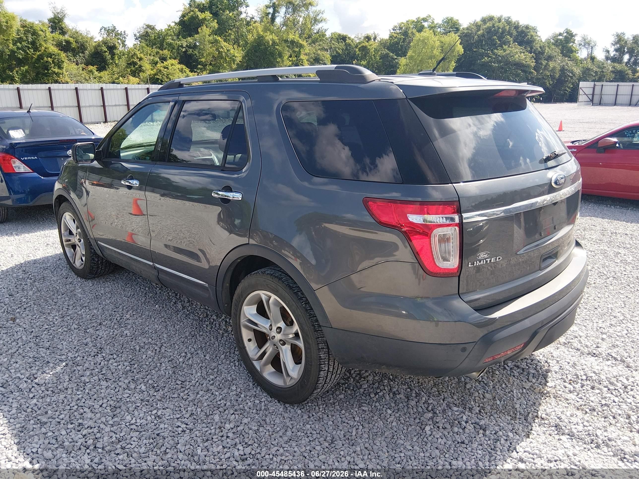 2015 Ford Explorer Limited Gray vin: 1FM5K7F85FGB68590