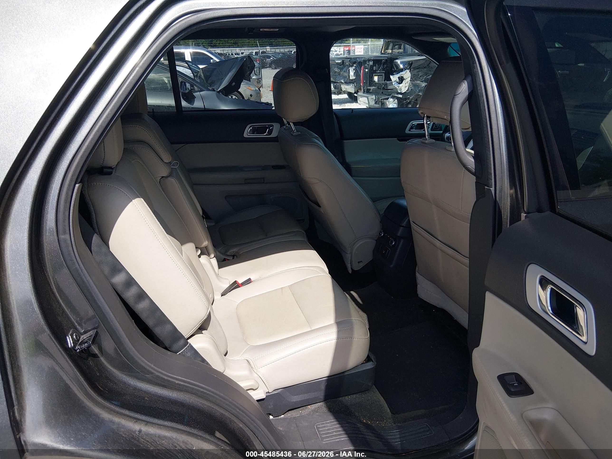 2015 Ford Explorer Limited Gray vin: 1FM5K7F85FGB68590