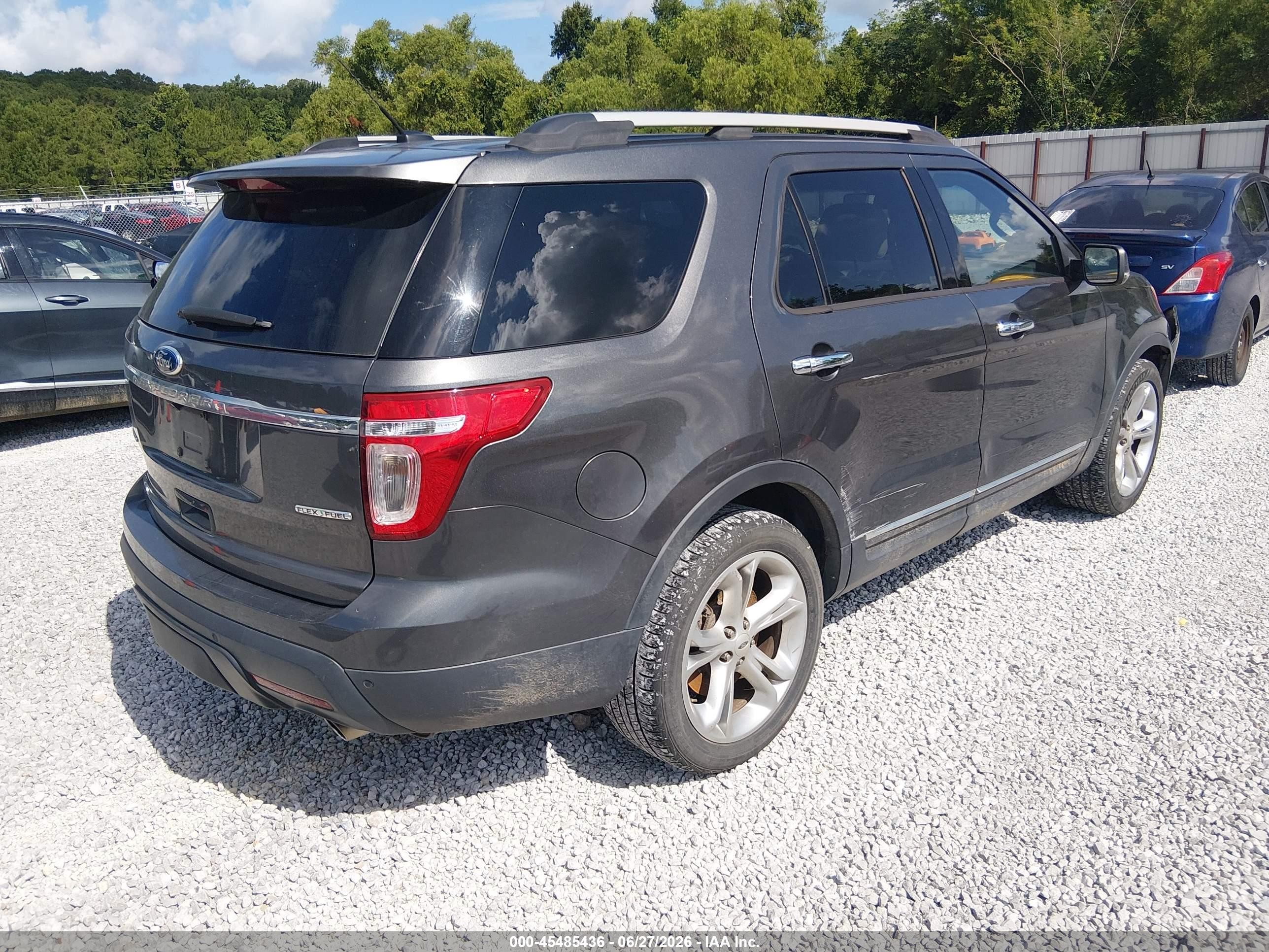 2015 Ford Explorer Limited Gray vin: 1FM5K7F85FGB68590