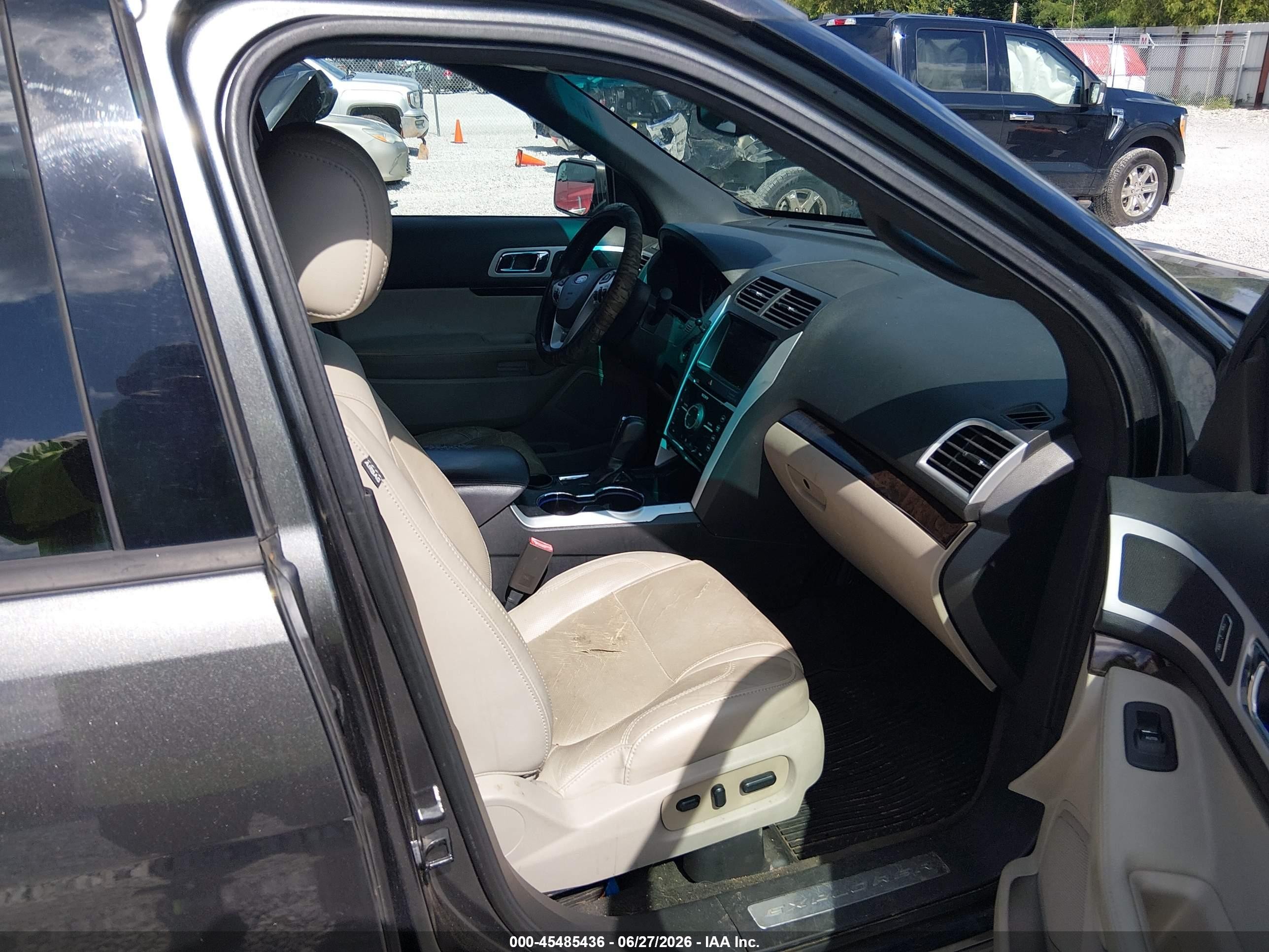 2015 Ford Explorer Limited Gray vin: 1FM5K7F85FGB68590