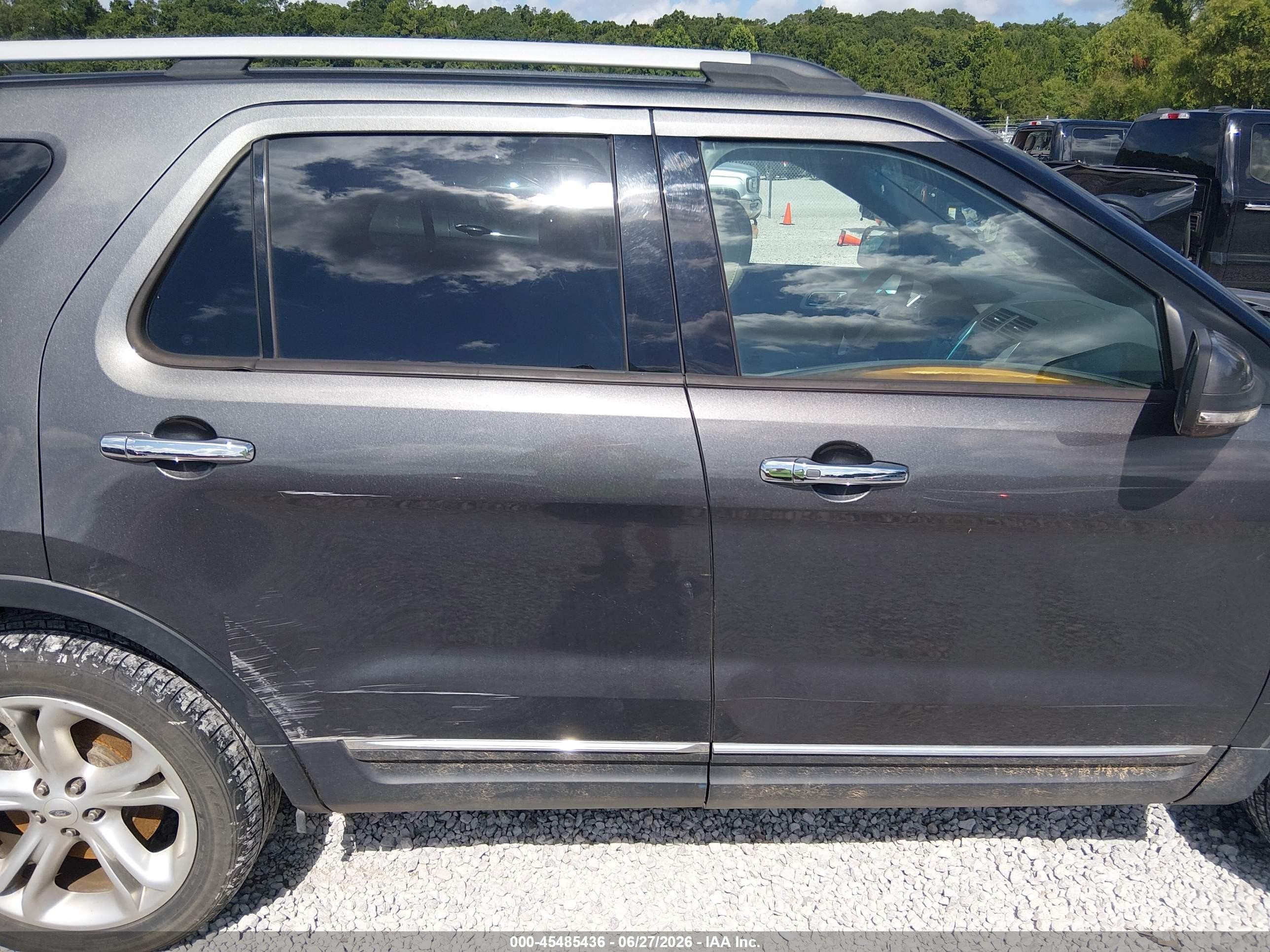 2015 Ford Explorer Limited Gray vin: 1FM5K7F85FGB68590