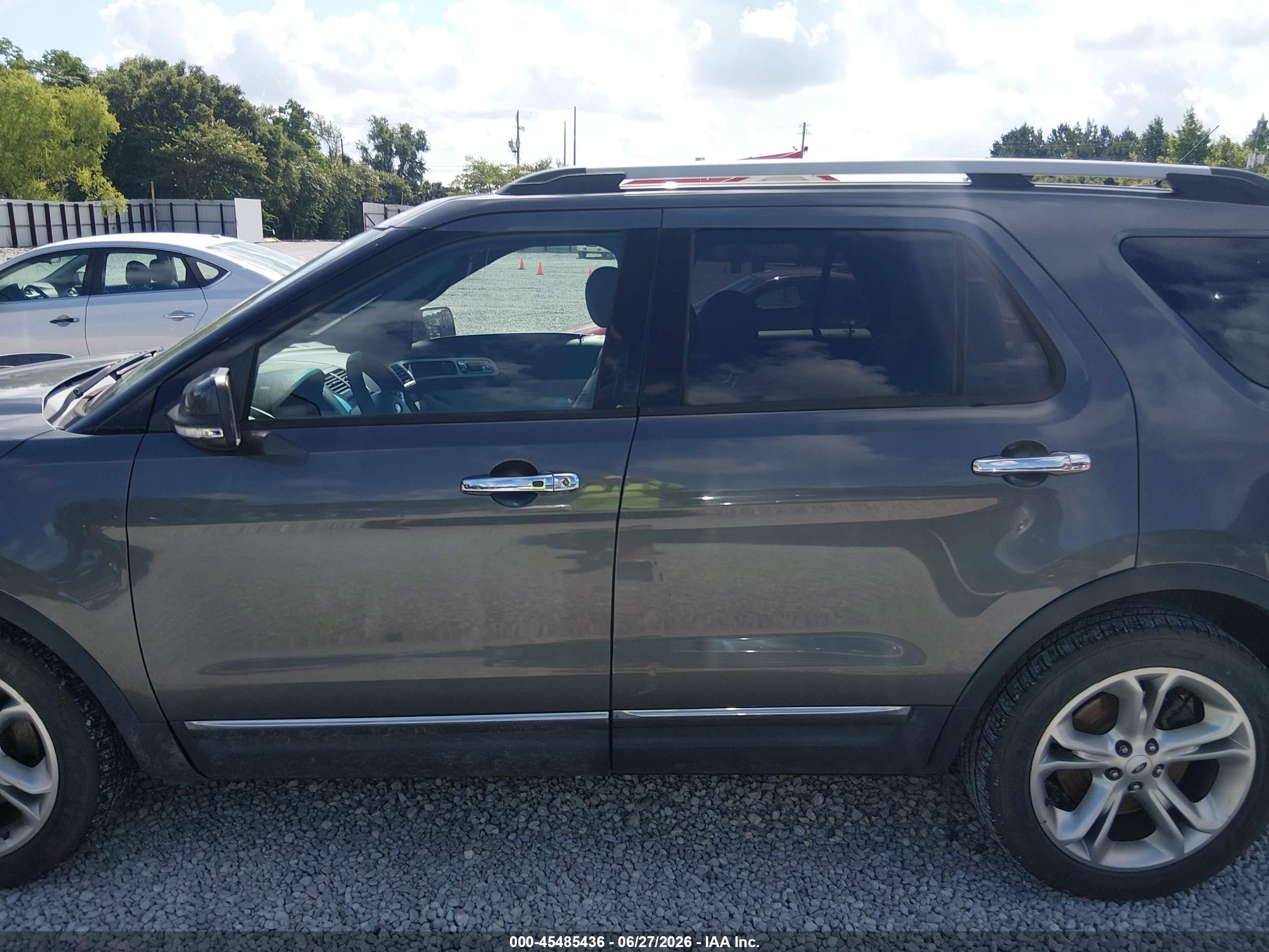 2015 Ford Explorer Limited Gray vin: 1FM5K7F85FGB68590