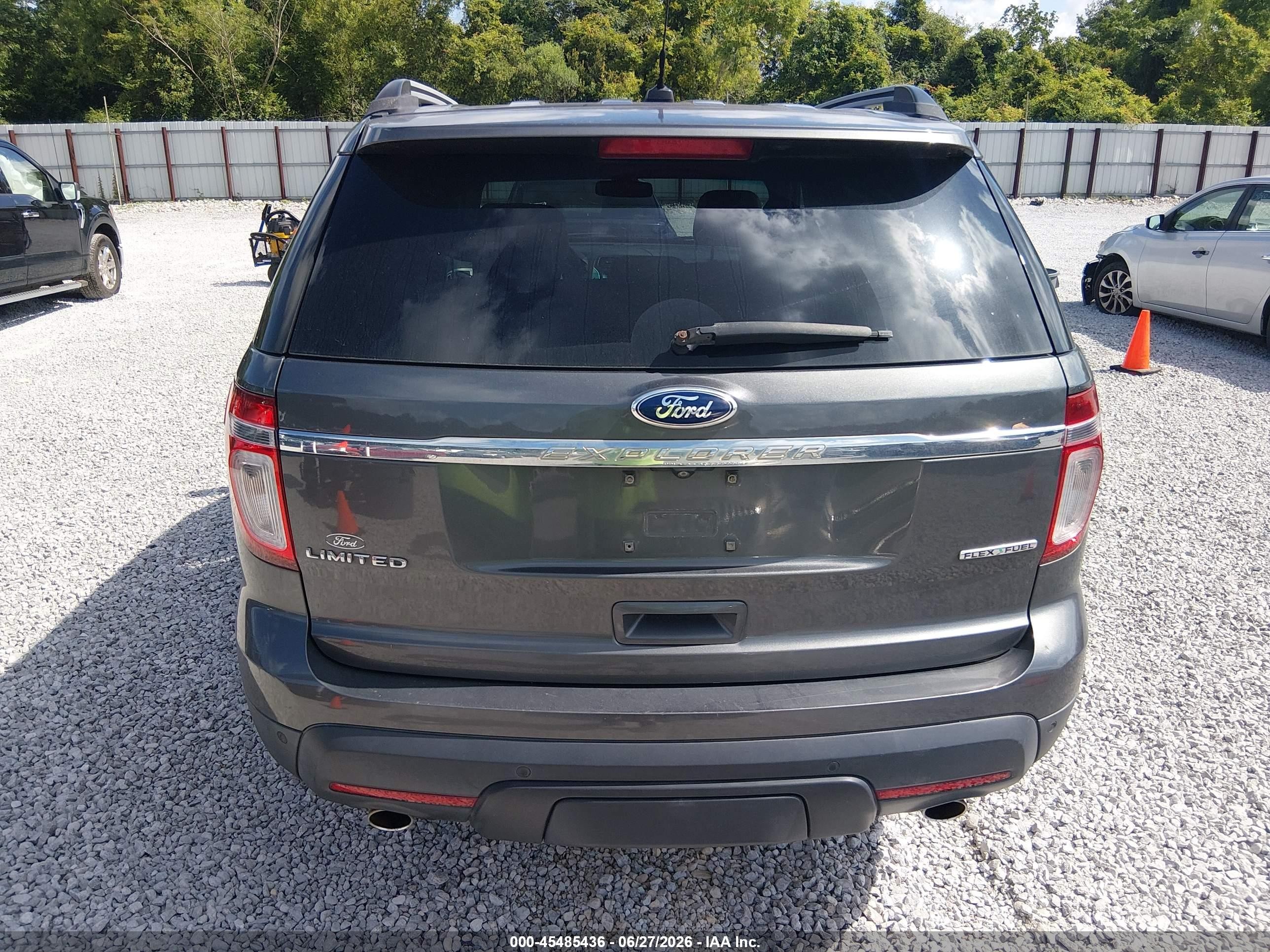 2015 Ford Explorer Limited Gray vin: 1FM5K7F85FGB68590