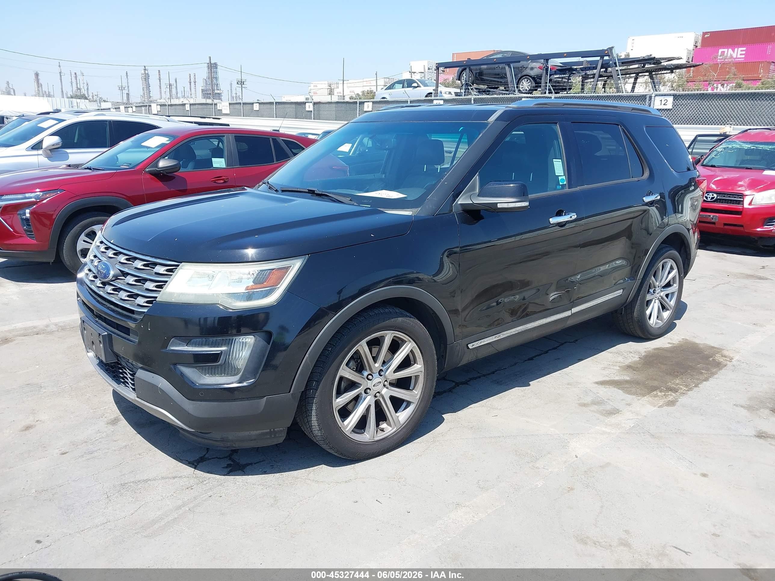 2016 Ford Explorer Limited Черный vin: 1FM5K7F85GGA27276