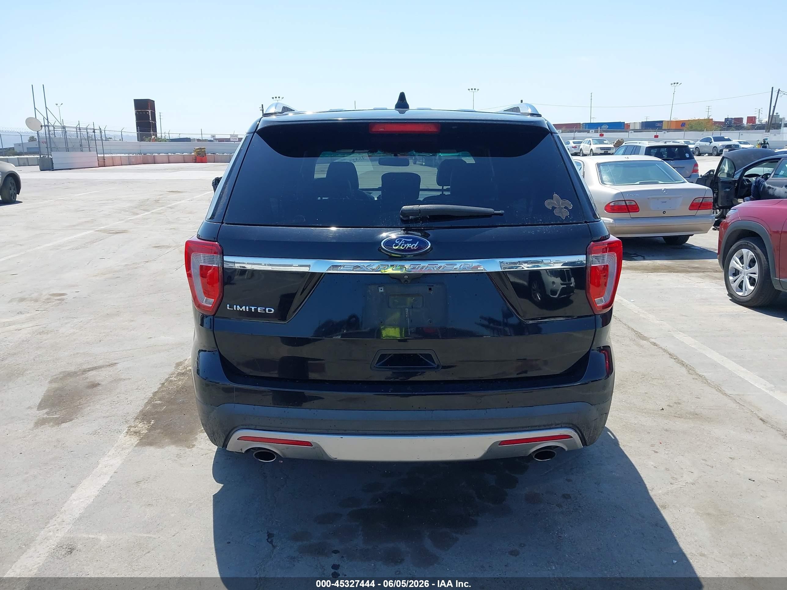 2016 Ford Explorer Limited Черный vin: 1FM5K7F85GGA27276