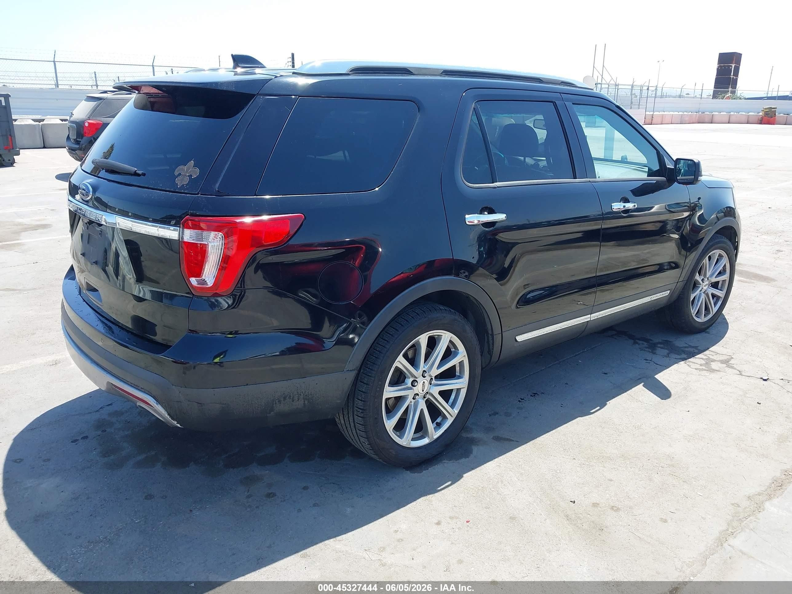 2016 Ford Explorer Limited Черный vin: 1FM5K7F85GGA27276