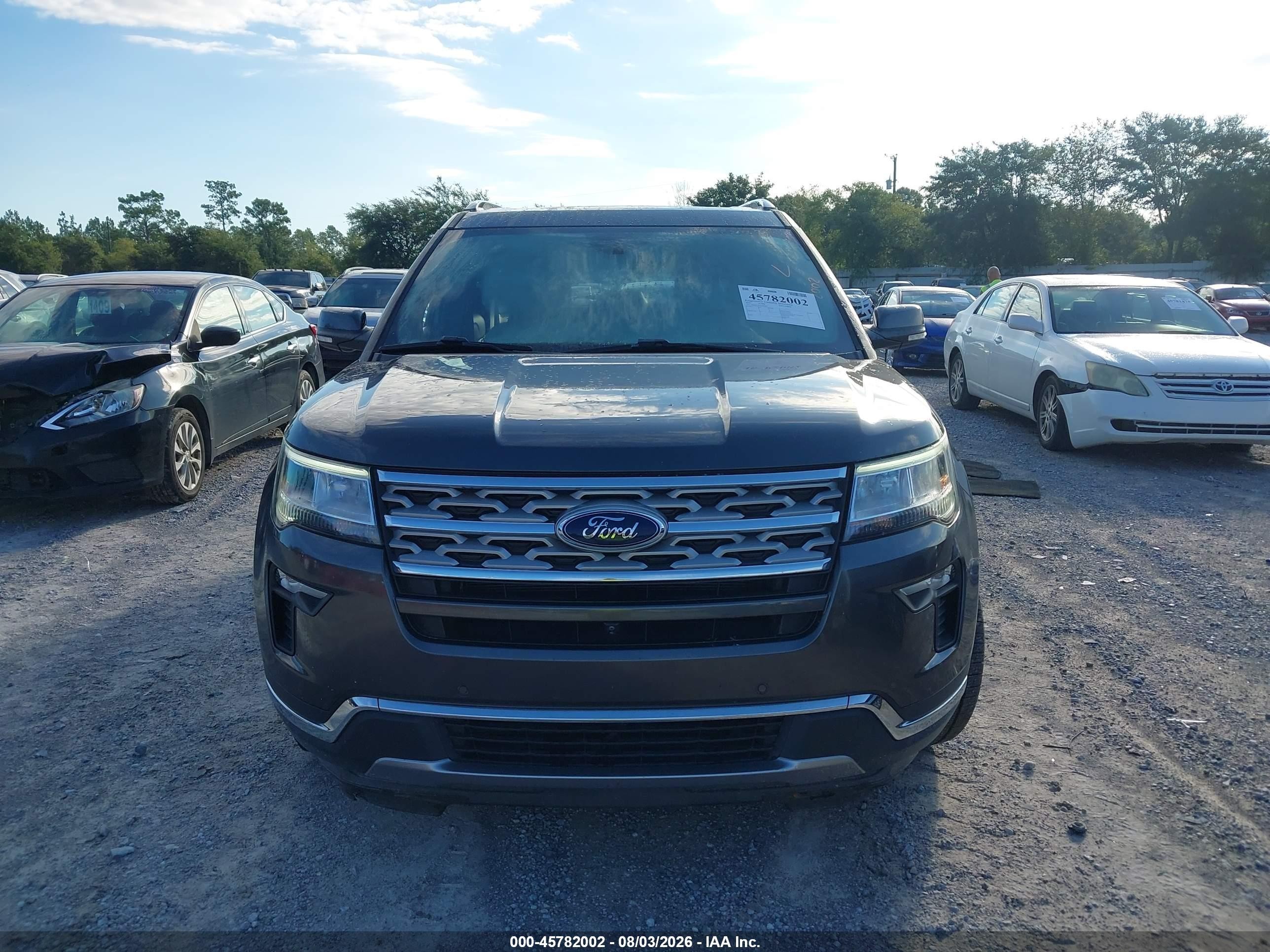 2018 Ford Explorer Limited Gray vin: 1FM5K7F85JGA89669