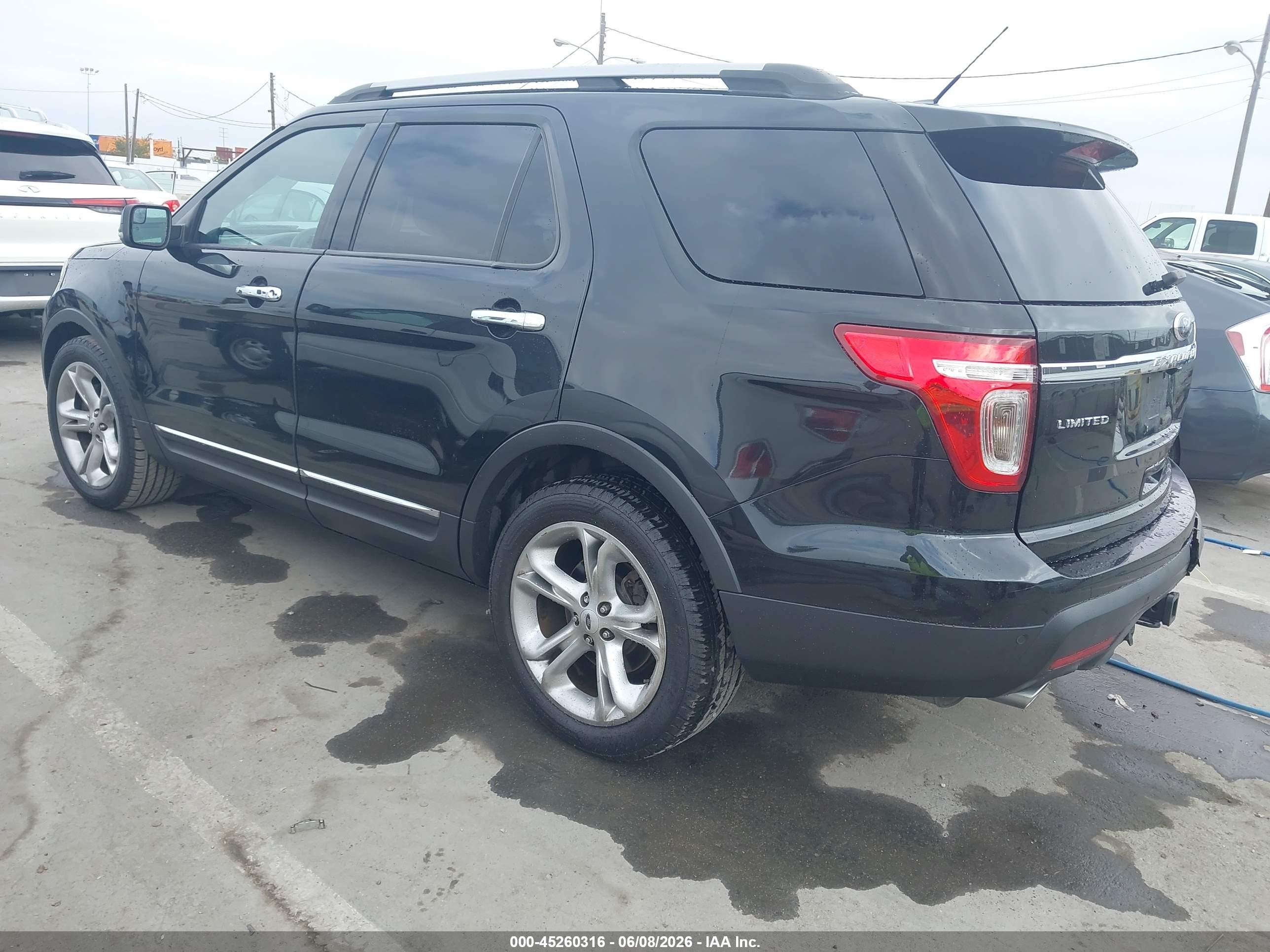 2013 Ford Explorer Limited Черный vin: 1FM5K7F86DGA04522