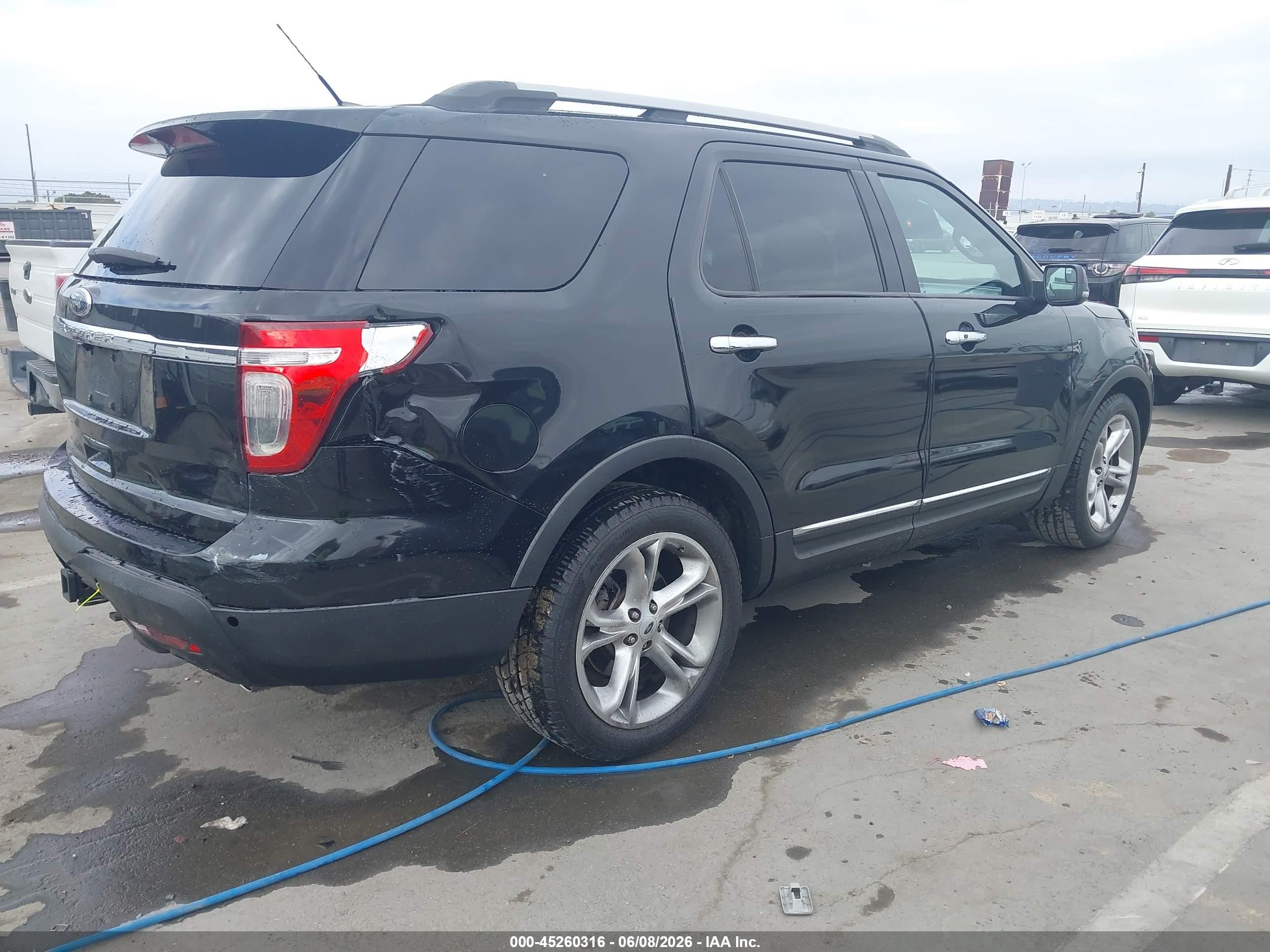 2013 Ford Explorer Limited Черный vin: 1FM5K7F86DGA04522