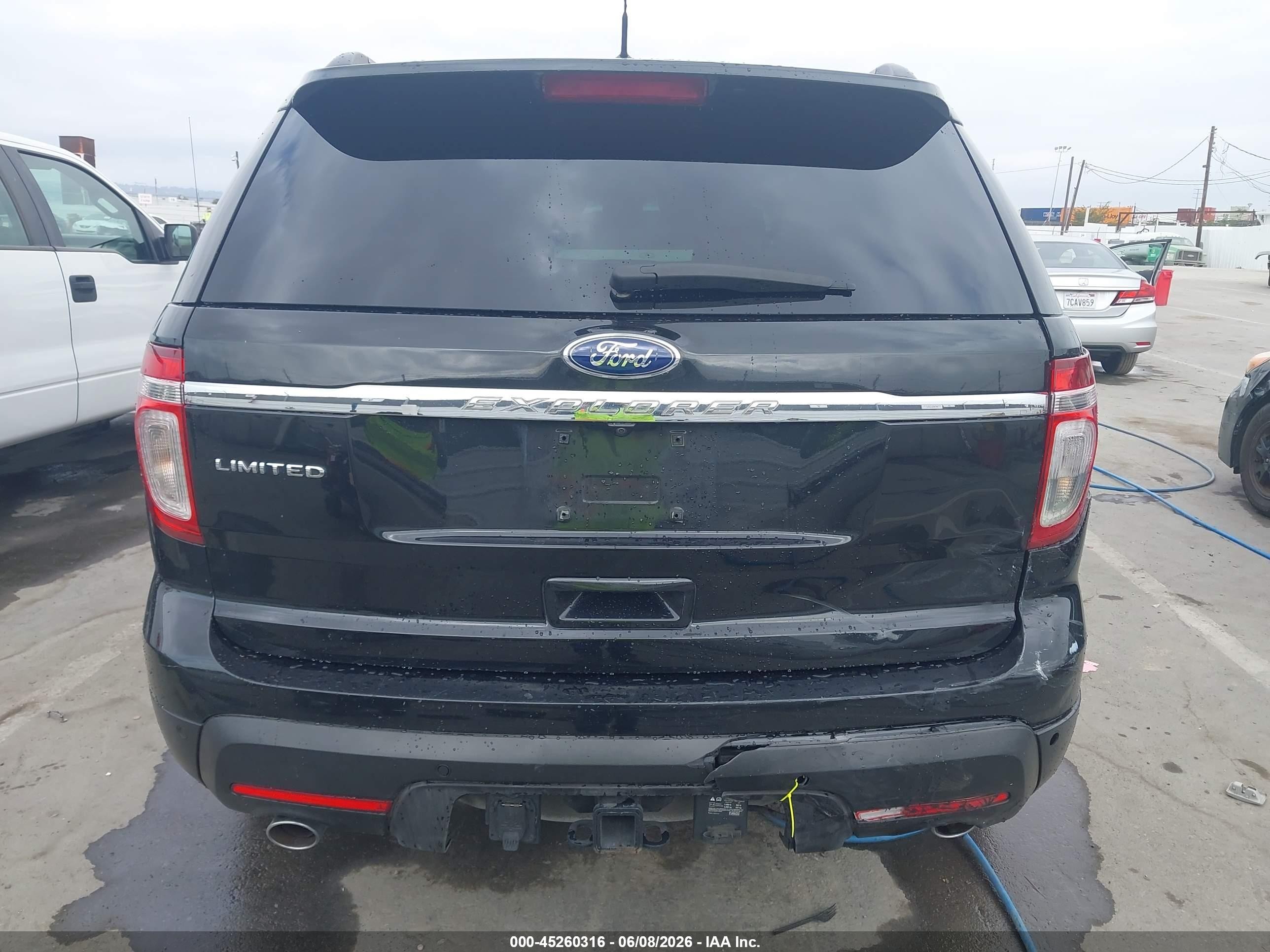 2013 Ford Explorer Limited Черный vin: 1FM5K7F86DGA04522