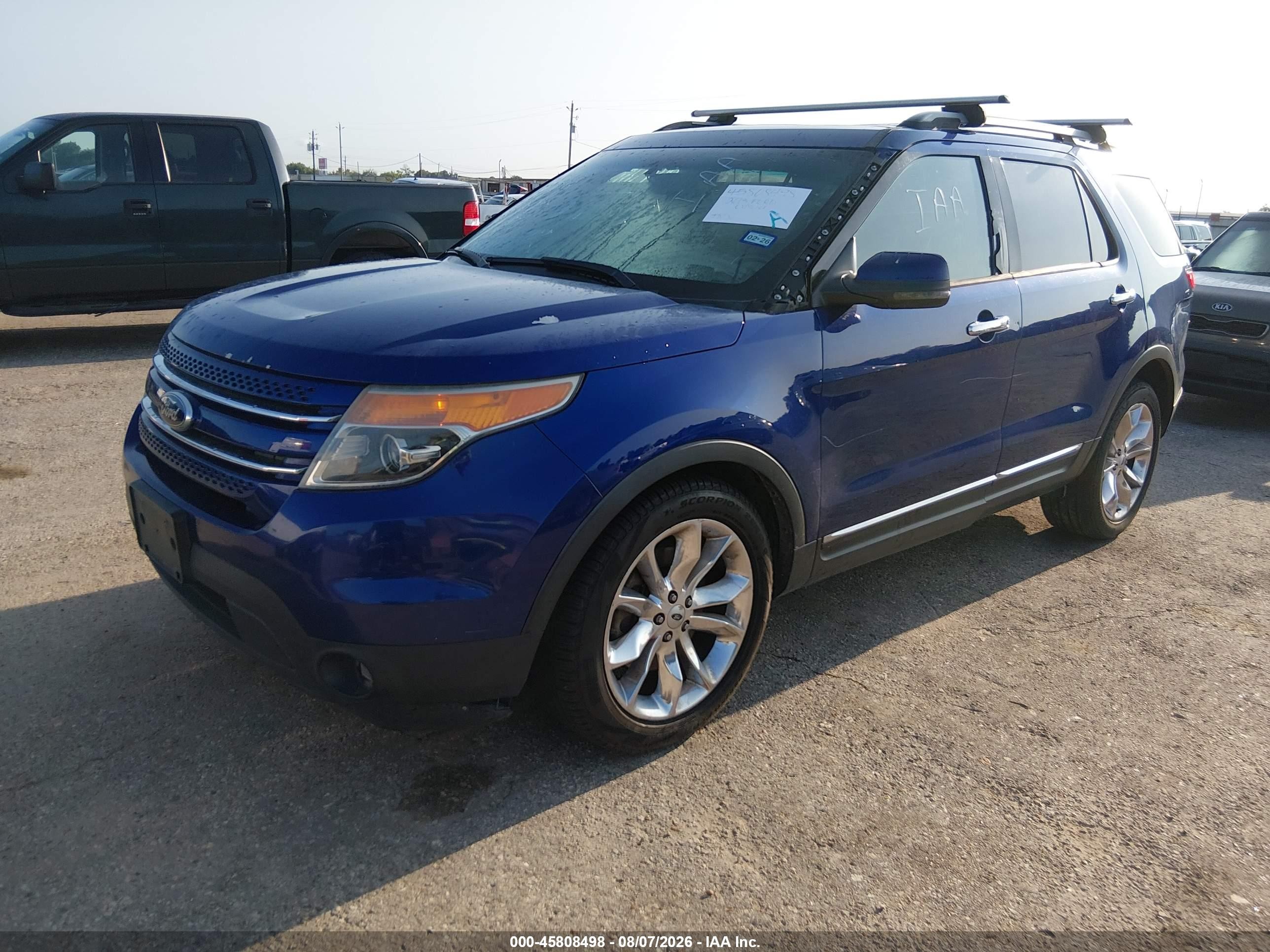 2013 Ford Explorer Limited Синий vin: 1FM5K7F86DGB88618