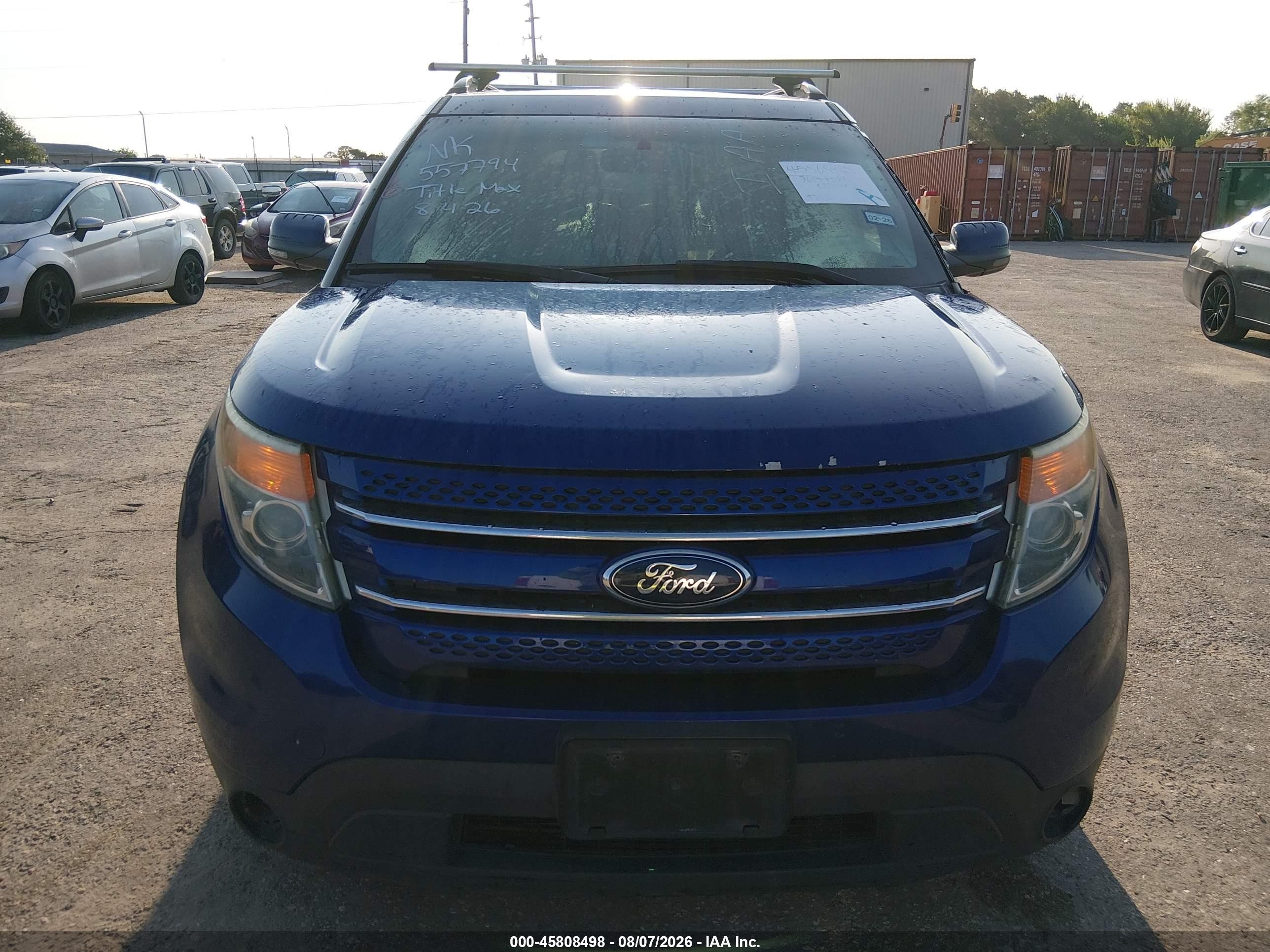 2013 Ford Explorer Limited Синий vin: 1FM5K7F86DGB88618