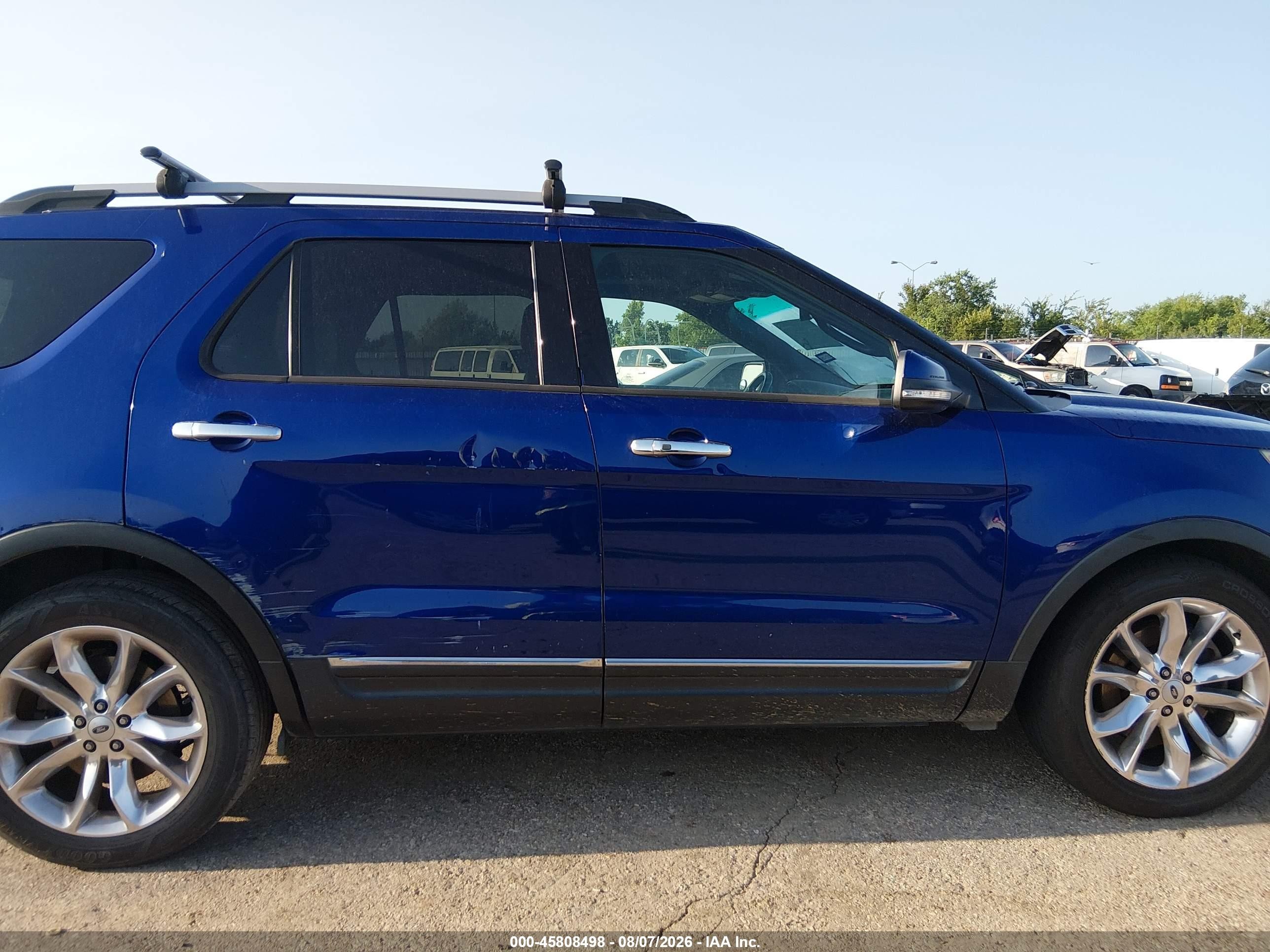 2013 Ford Explorer Limited Синий vin: 1FM5K7F86DGB88618