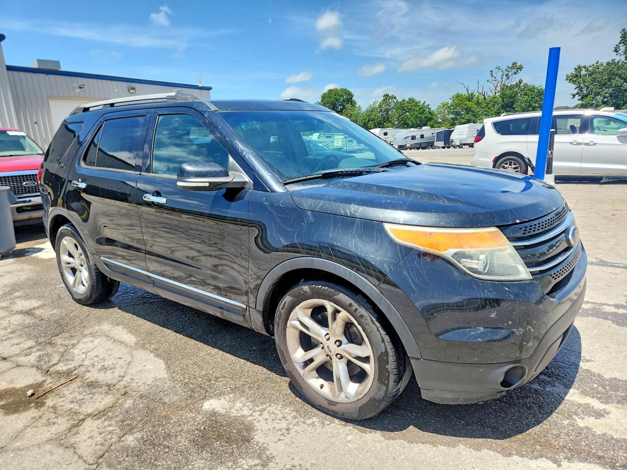 2013 Ford Explorer Limited Black vin: 1FM5K7F86DGC15543
