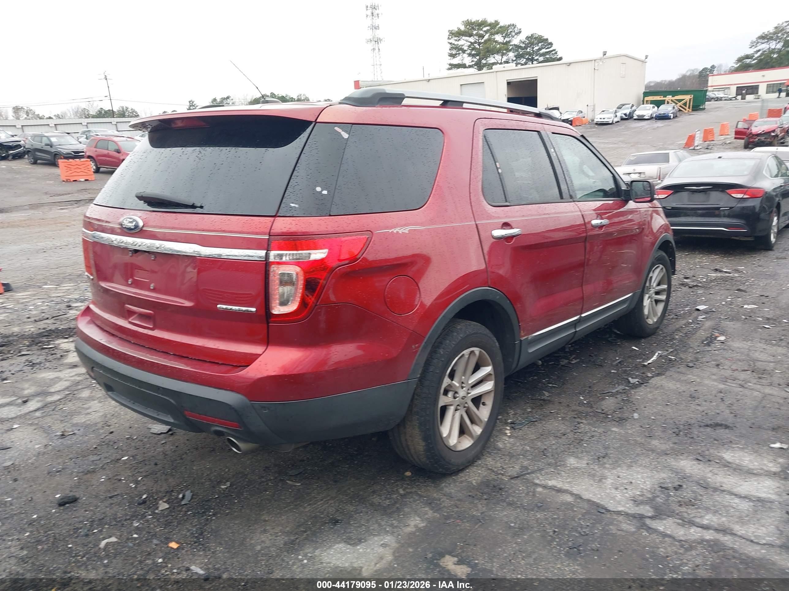 2013 Ford Explorer Limited Red vin: 1FM5K7F86DGC21536