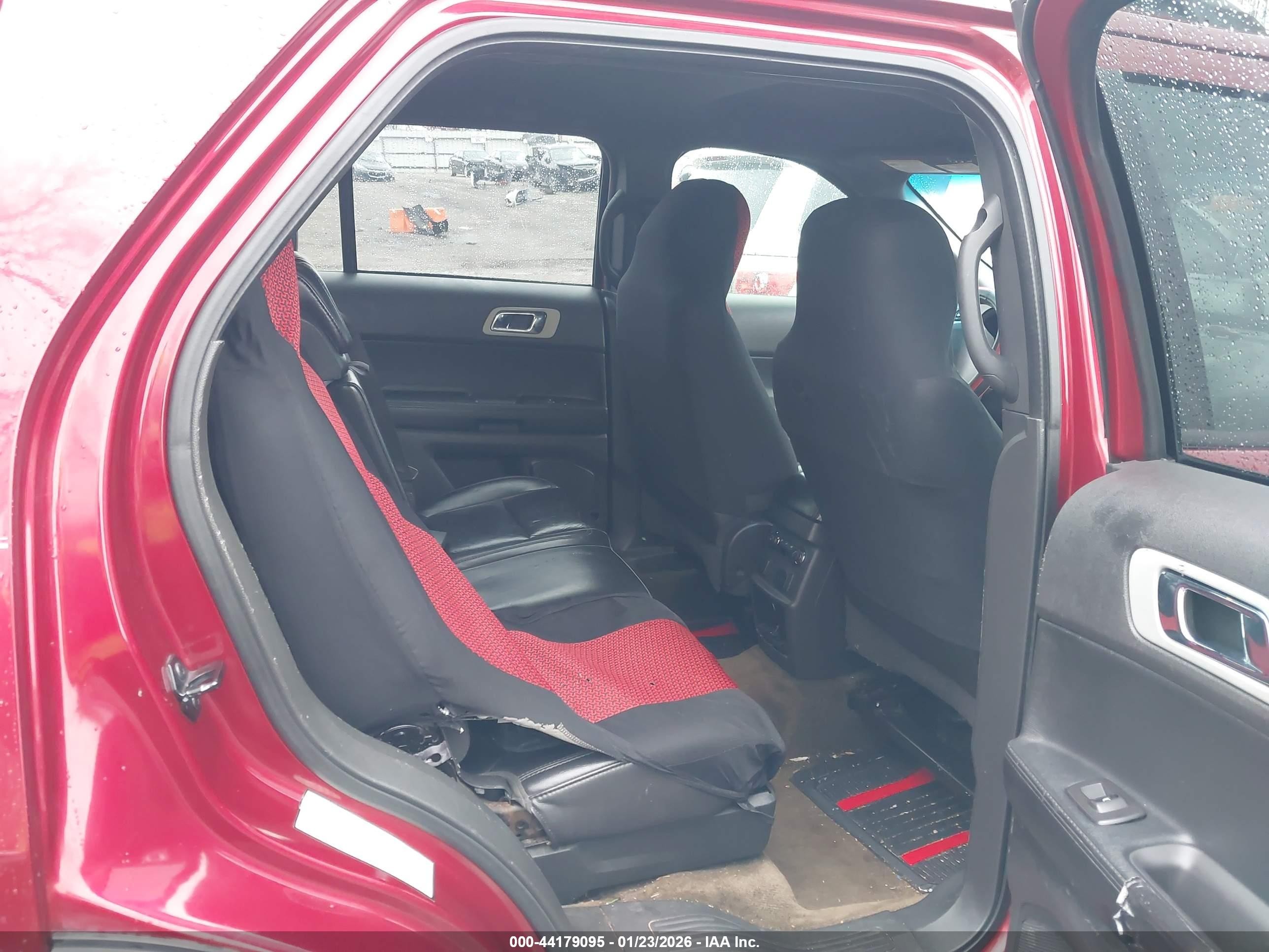 2013 Ford Explorer Limited Red vin: 1FM5K7F86DGC21536