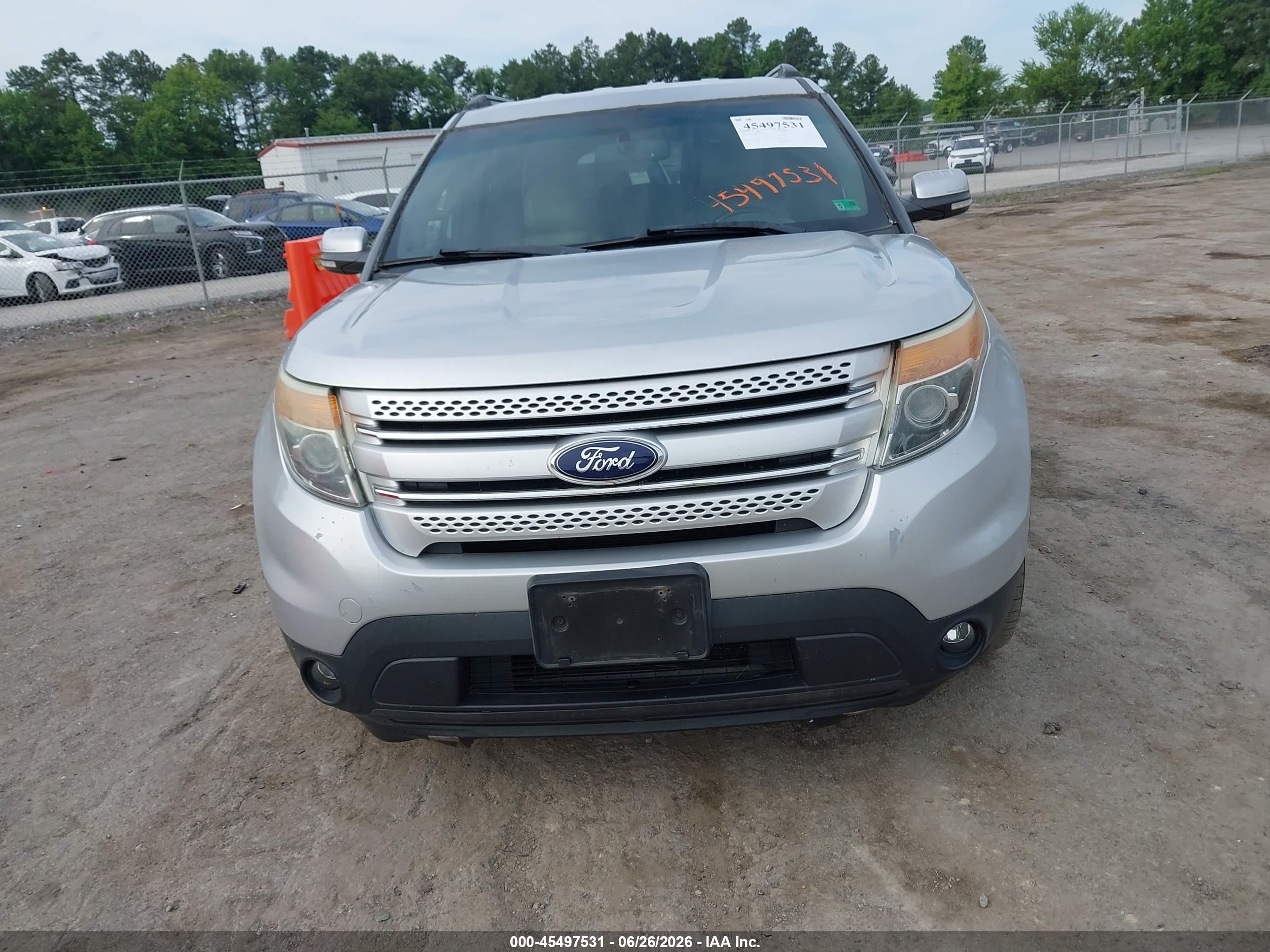 2013 Ford Explorer Limited Silver vin: 1FM5K7F86DGC72390
