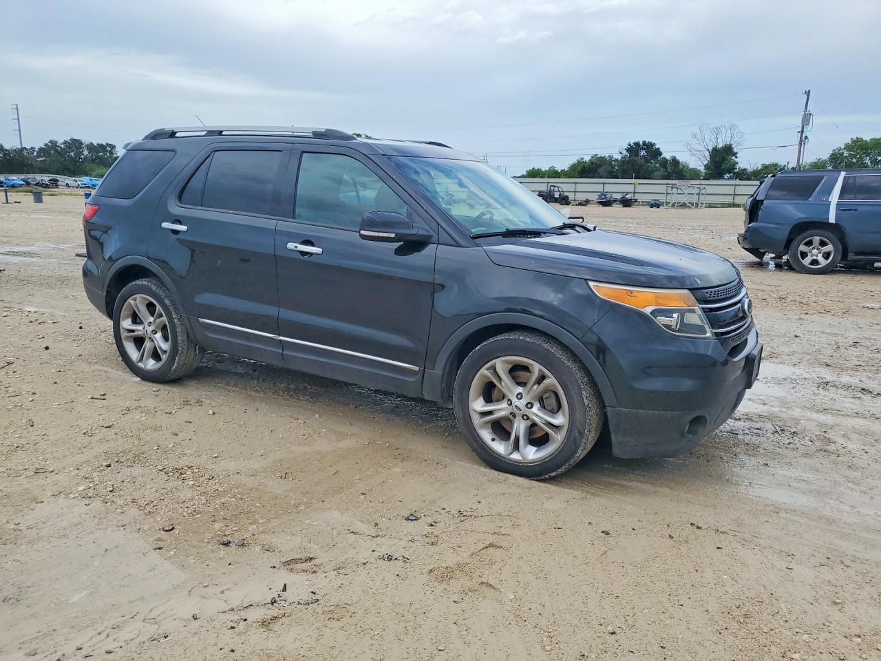 2013 Ford Explorer Limited Black vin: 1FM5K7F86DGC95202