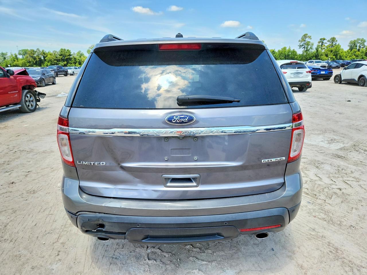 2014 Ford Explorer Limited Gray vin: 1FM5K7F86EGA32502