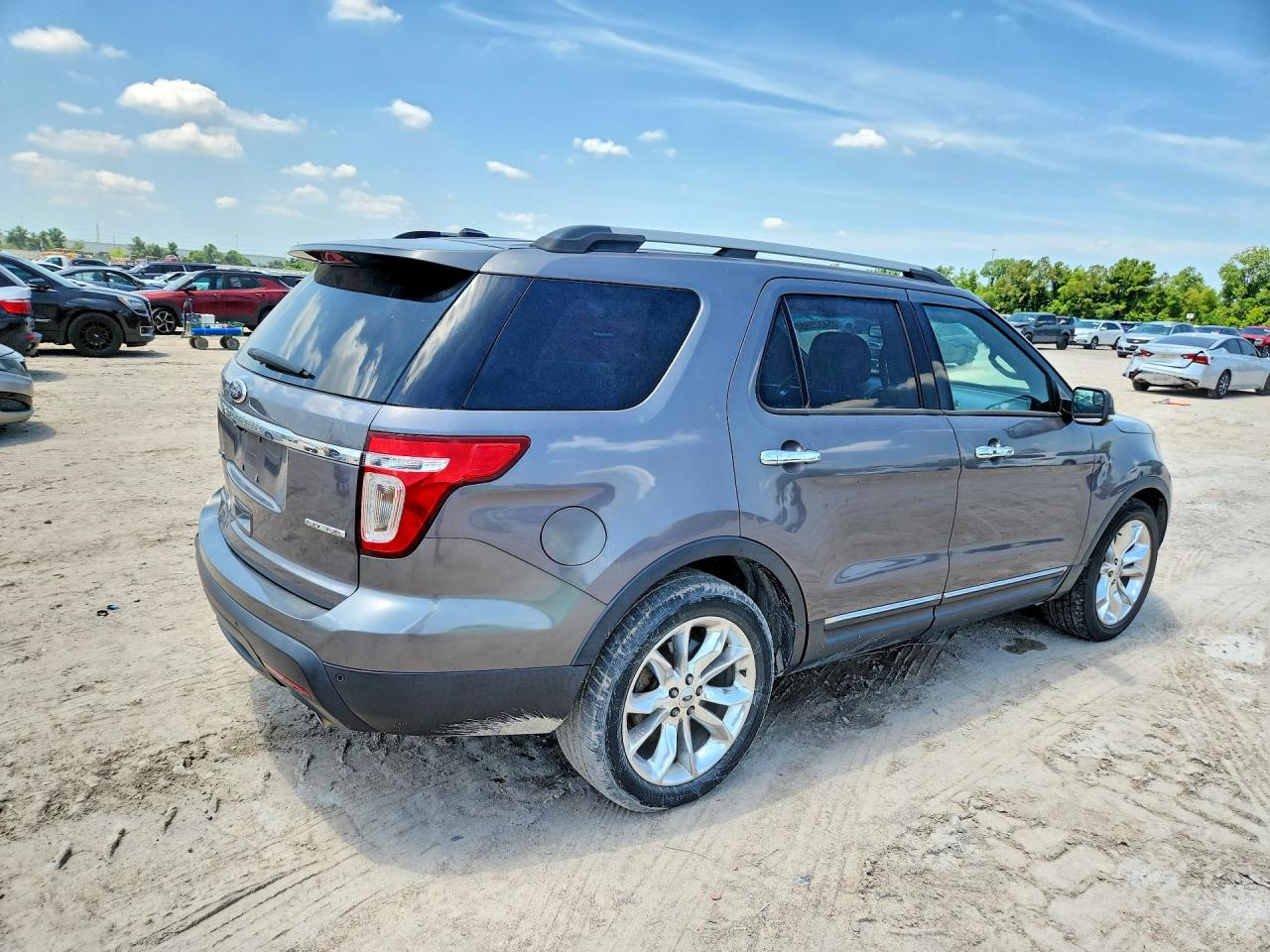 2014 Ford Explorer Limited Gray vin: 1FM5K7F86EGA32502
